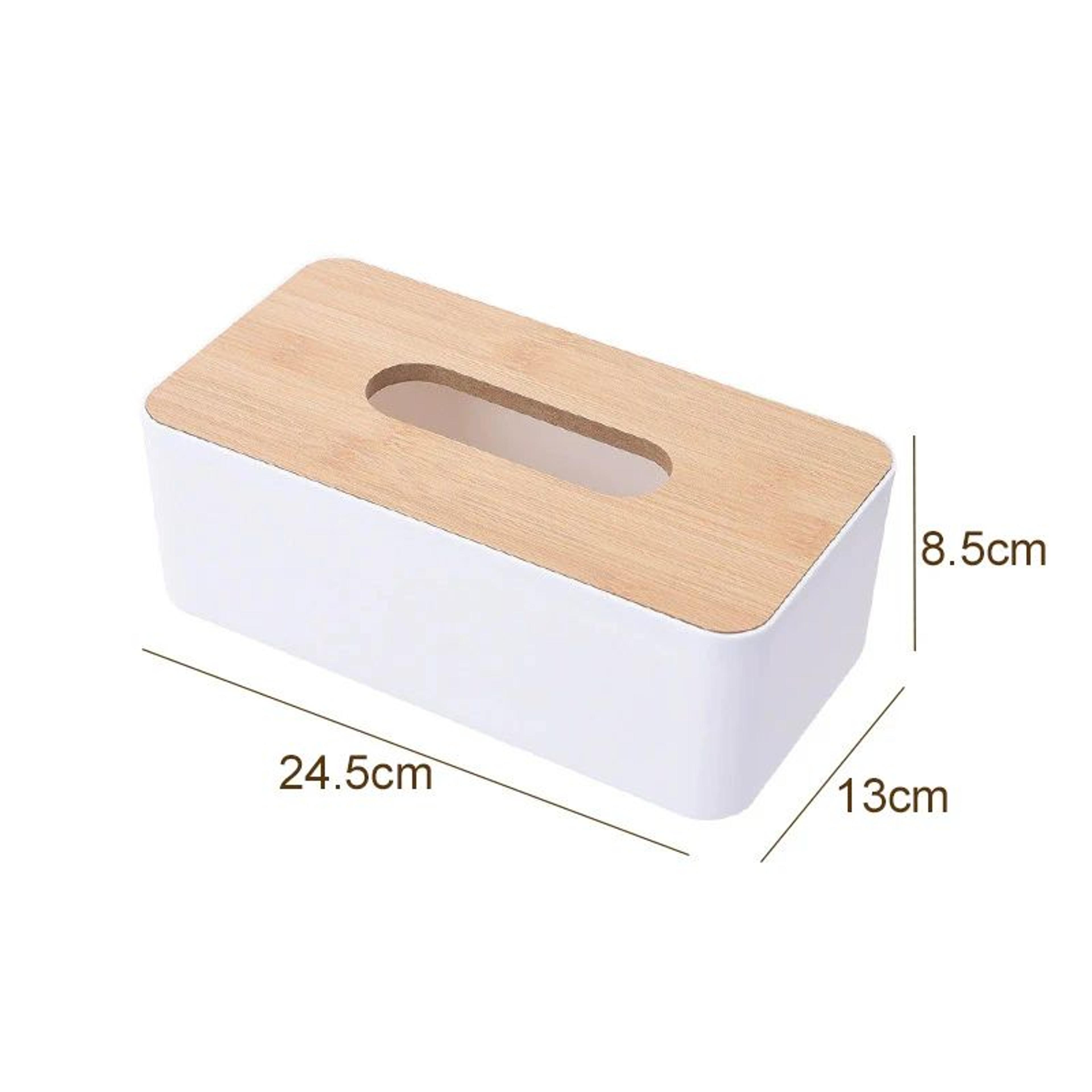 Minimalist Tissue Box Cover Rectangle Paper Towel Holder 7