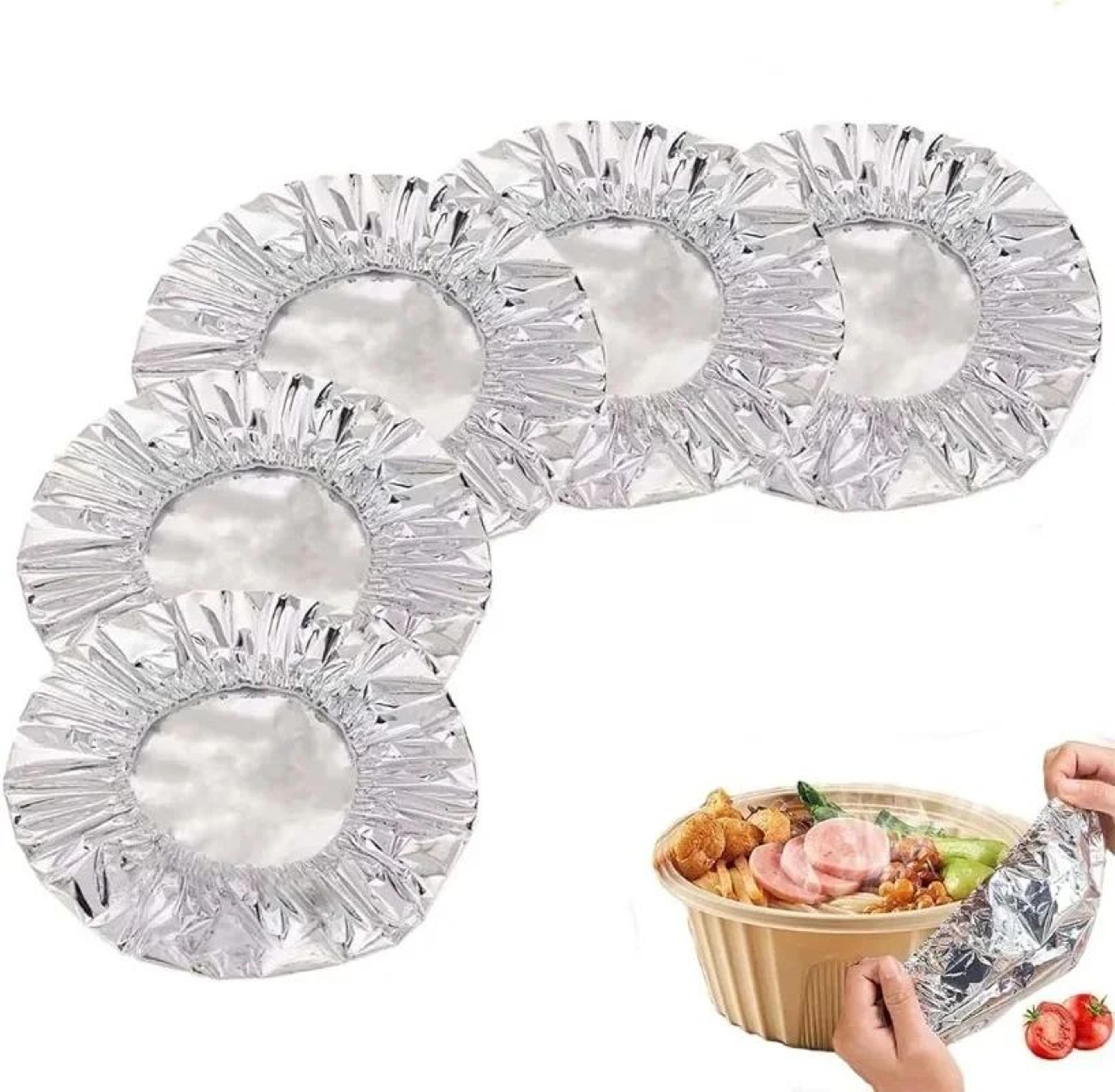 reusable aluminum foil food covers heat insulation bowl covers