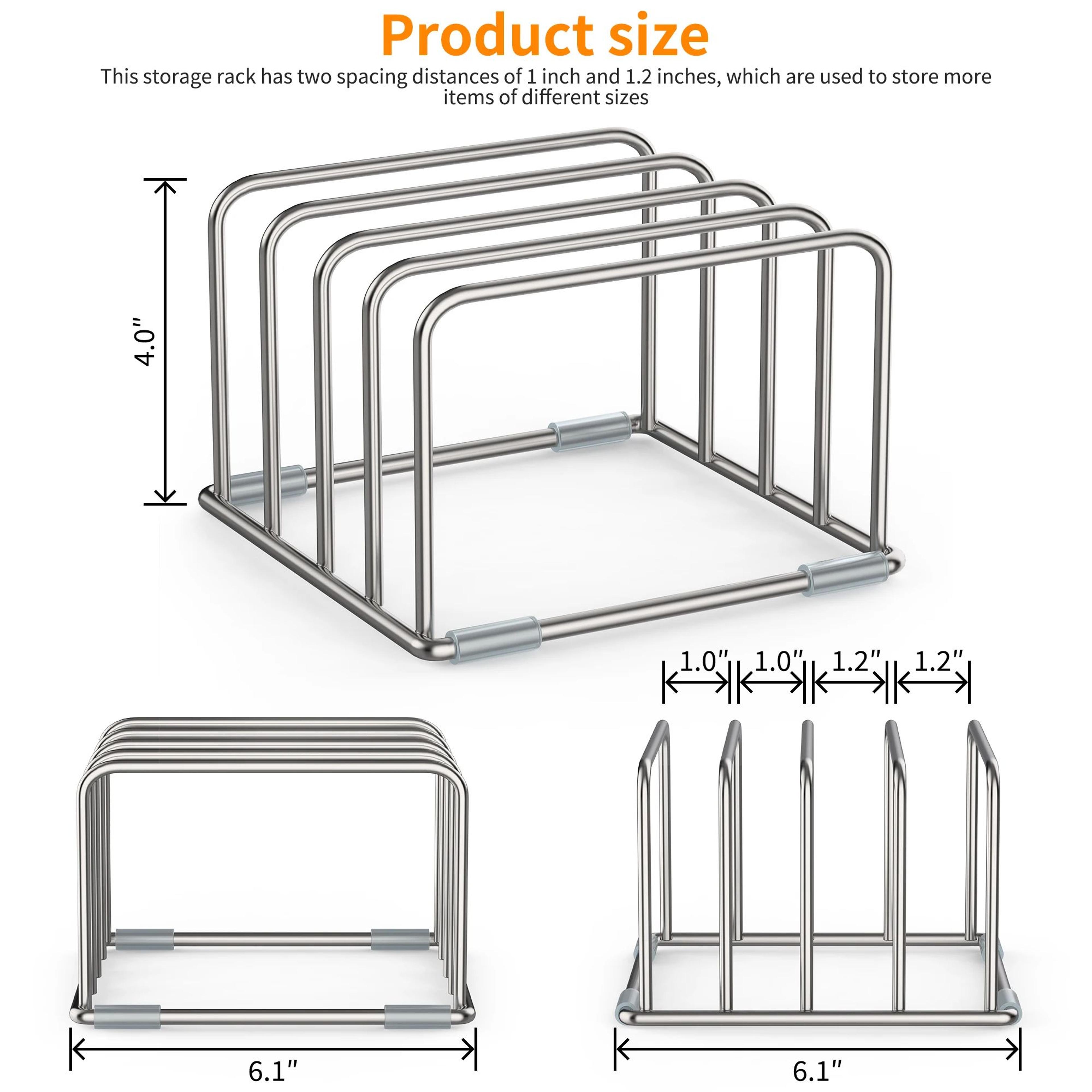 Stainless Steel Cutting Board Holder 3