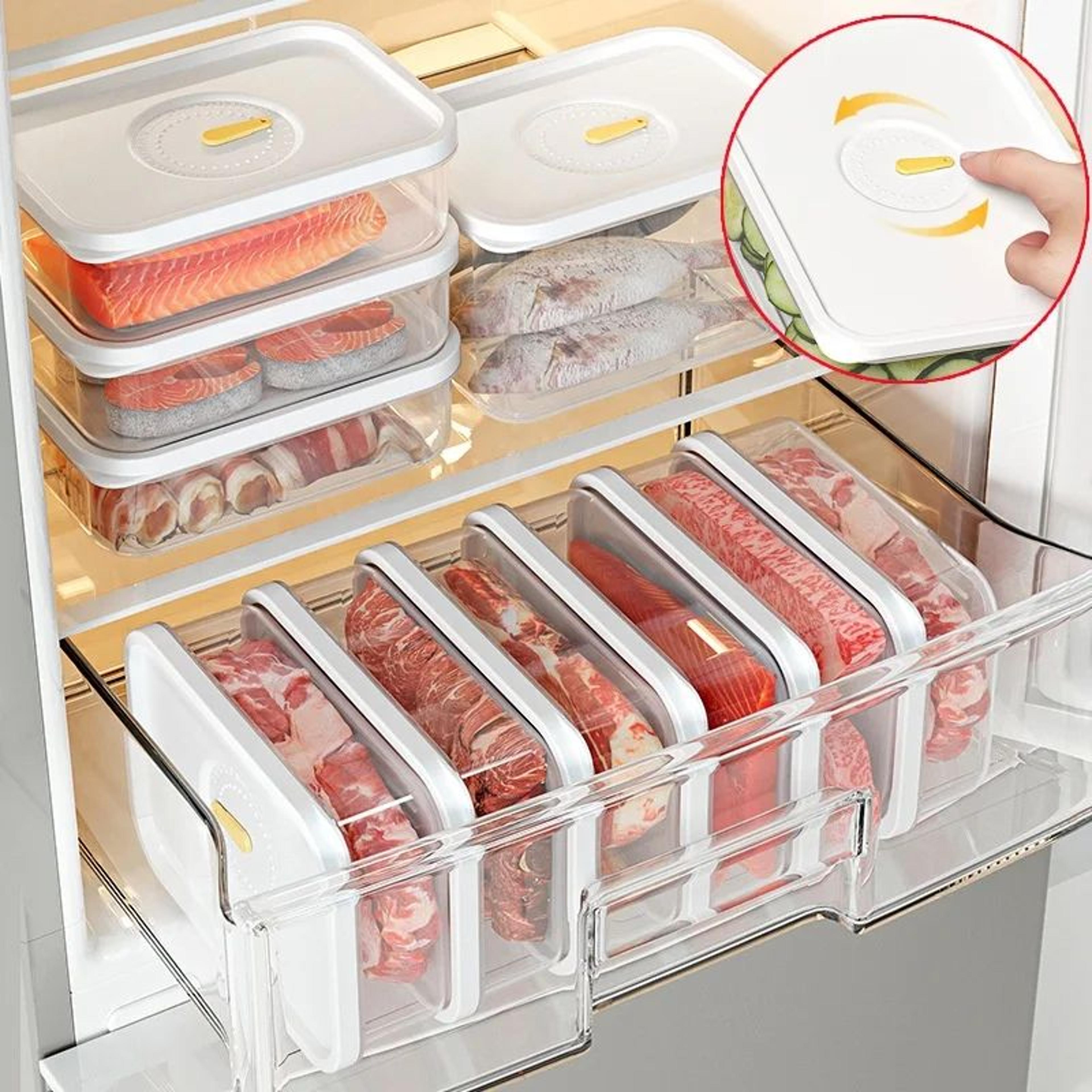 refrigerator lunch meat storage container cheese and deli meat keeper box