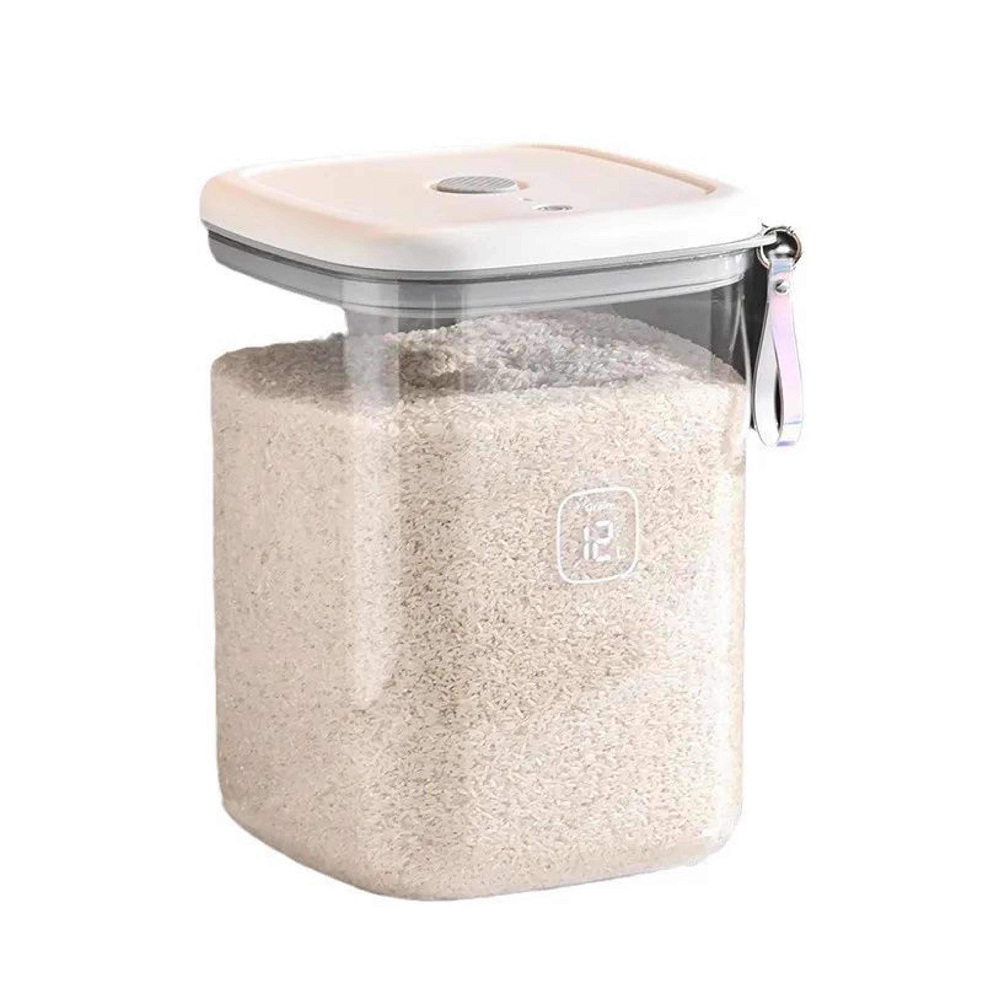 Rice Storage Container Airtight Grain Storage Bin Large Capacity Rice Bucket 4