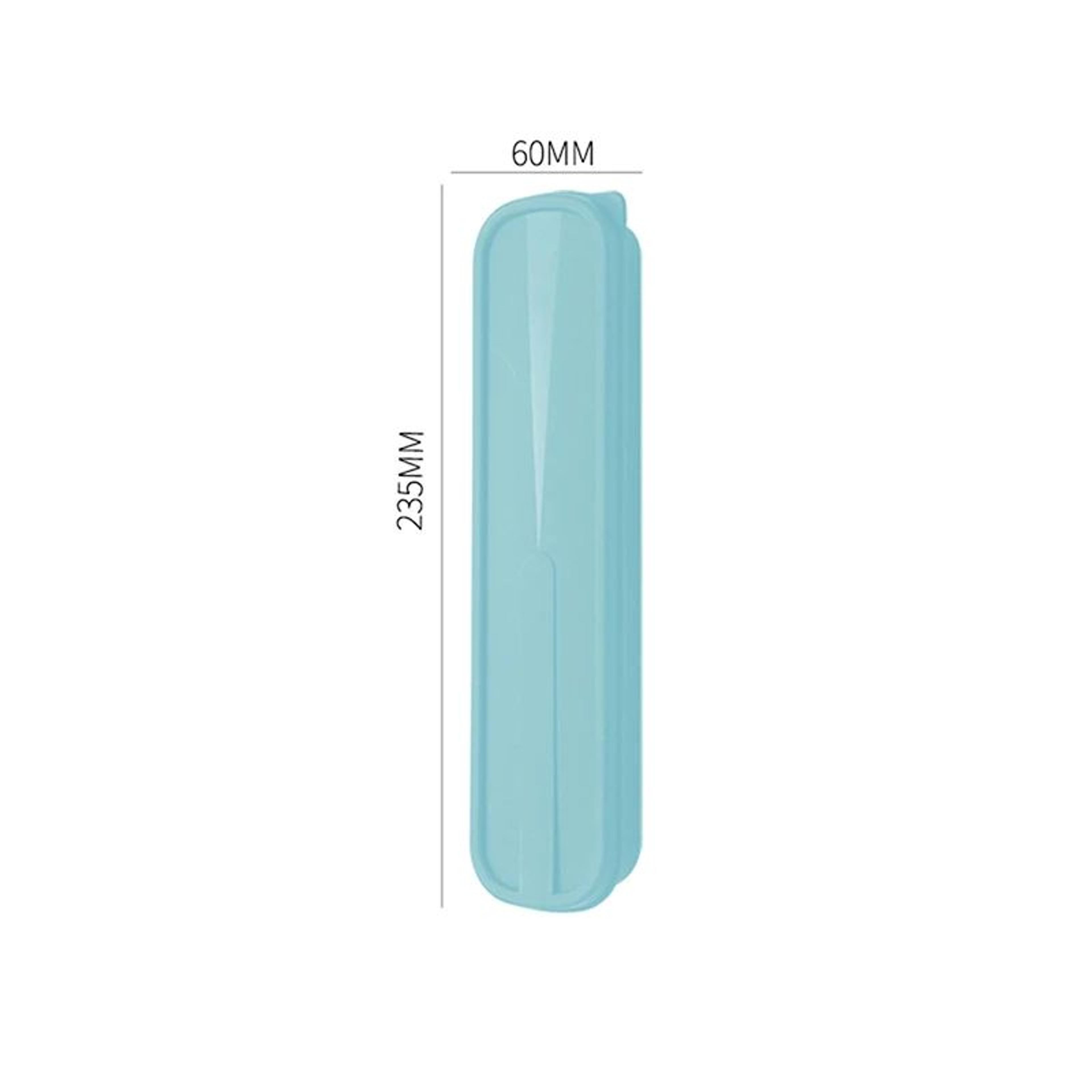 Portable Cutlery Storage Case Flip Cover Travel Utensil Box 7
