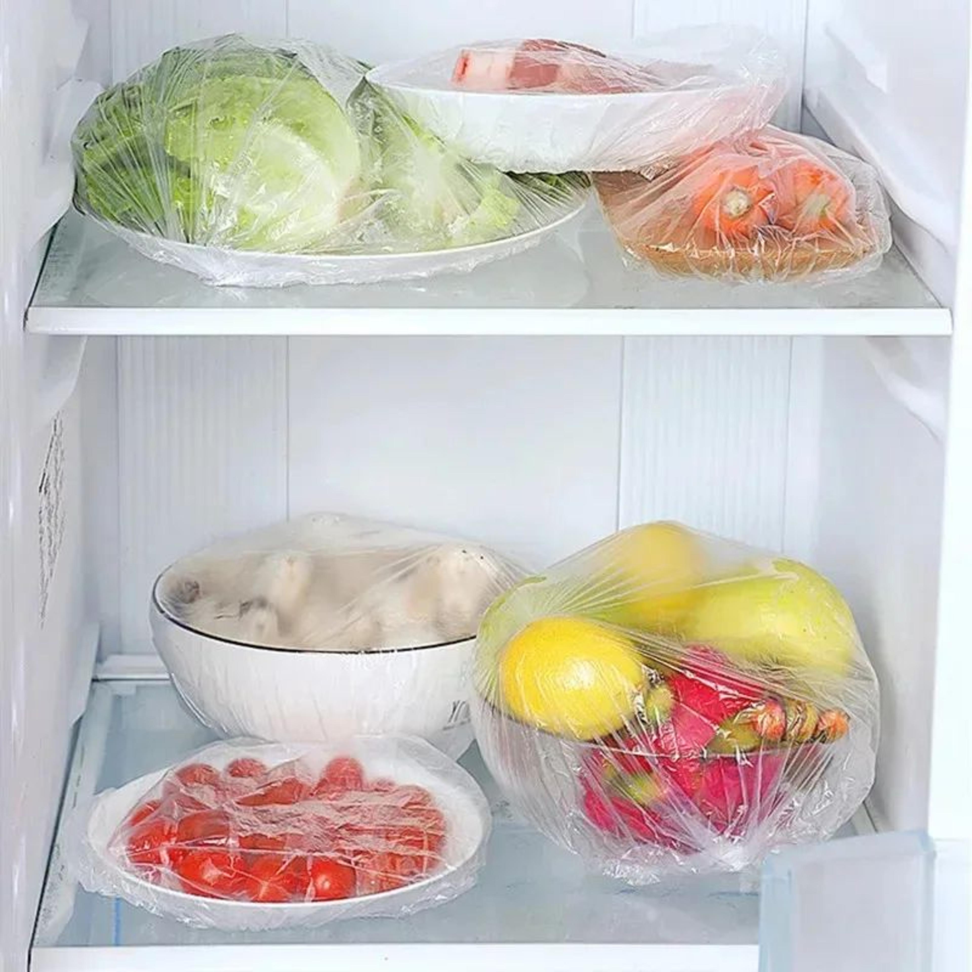 Reusable Food Storage Covers Elastic Bowl Covers Fresh Keeping Wrap Set 3