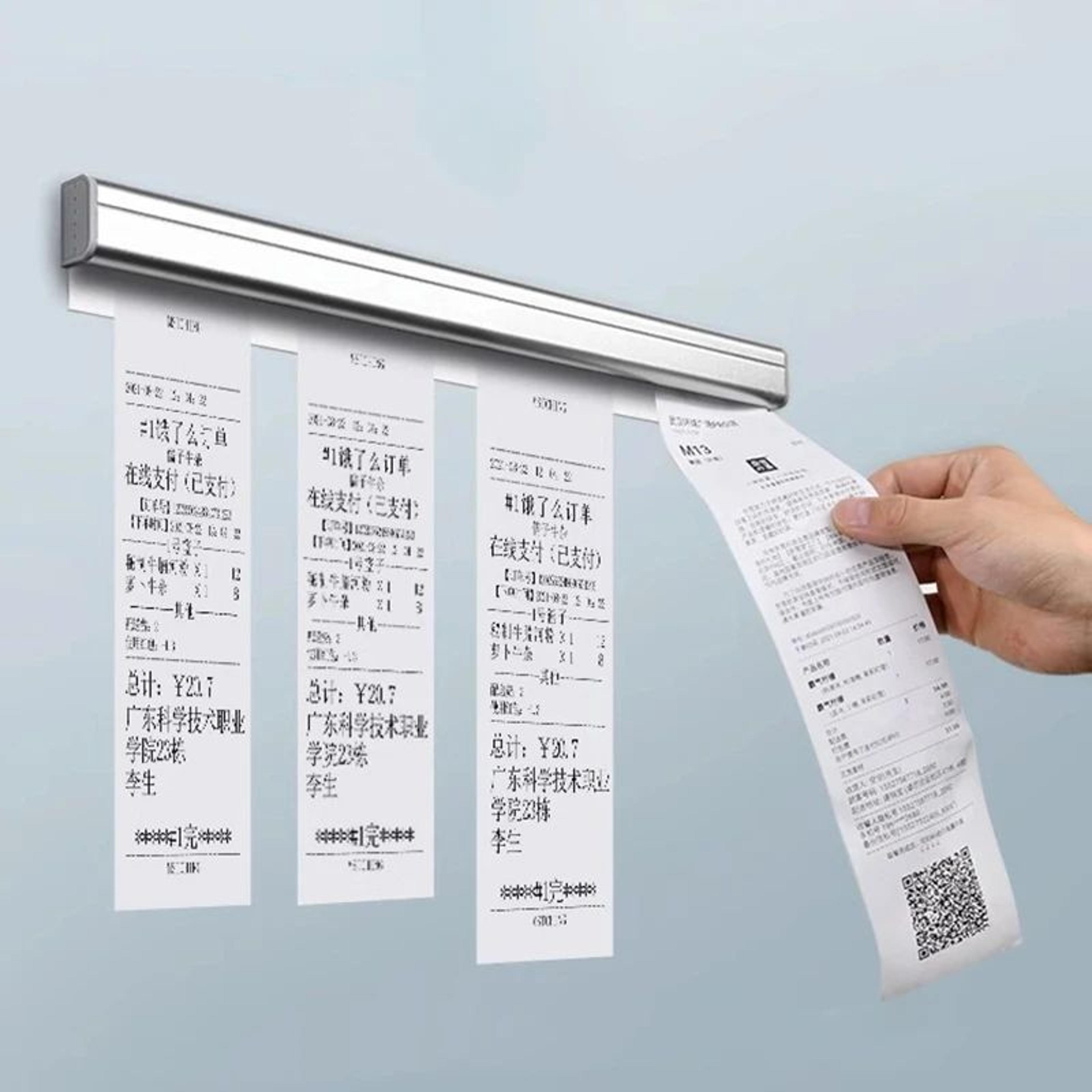 Kitchen Order Ticket Holder Aluminum Menu Organizer Rail 1