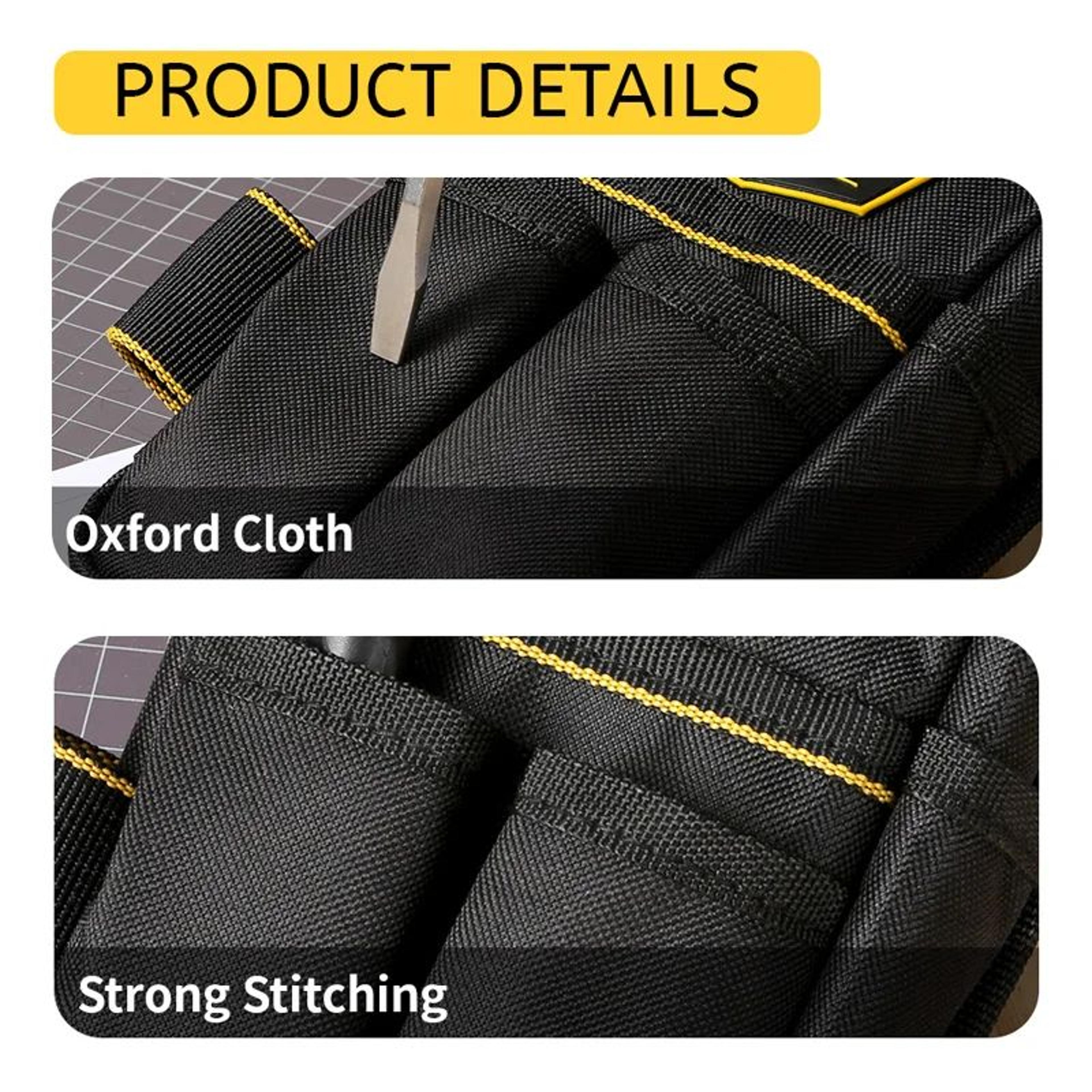 Tool Belt Pouch With Belt Clip 2