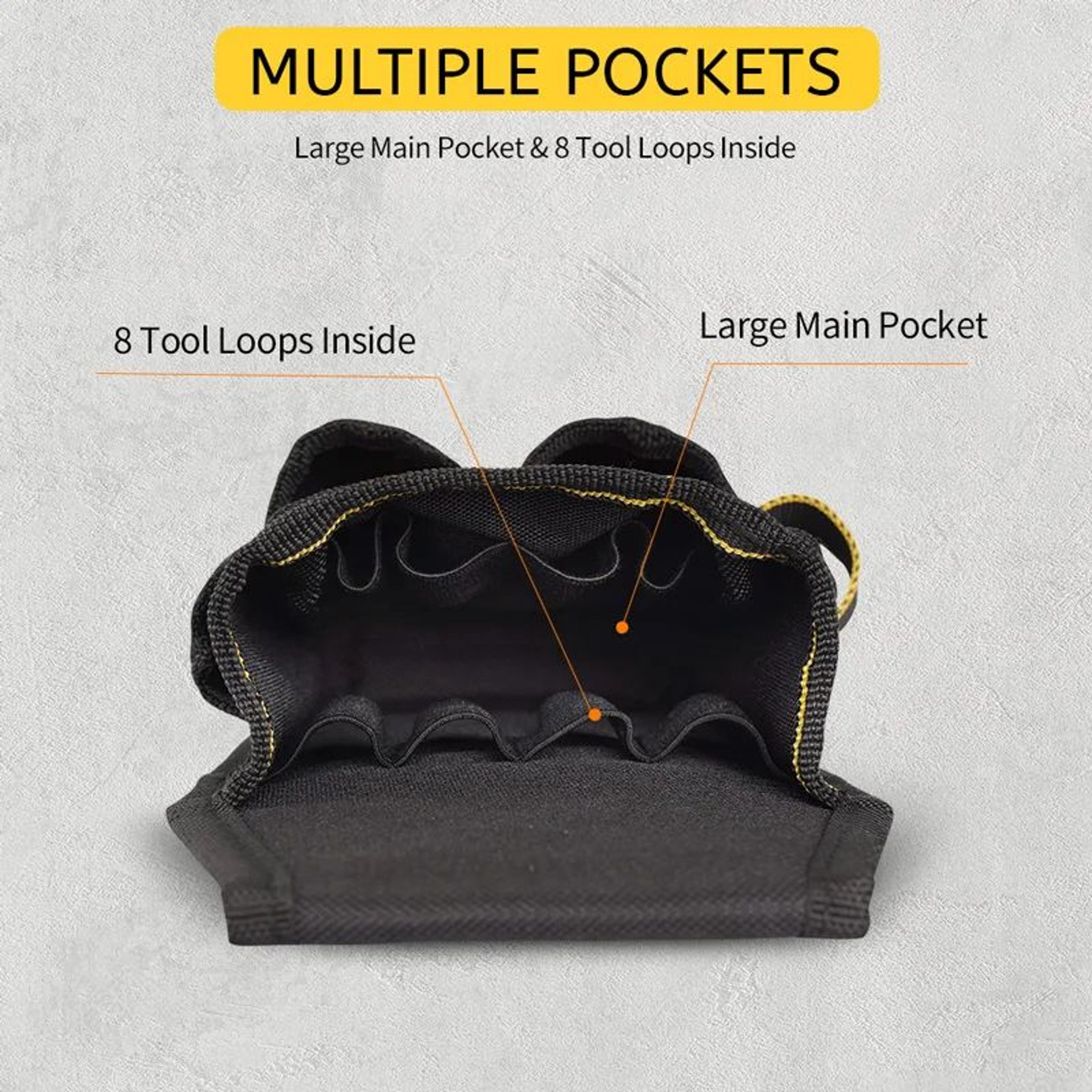 Tool Belt Pouch With Belt Clip 3