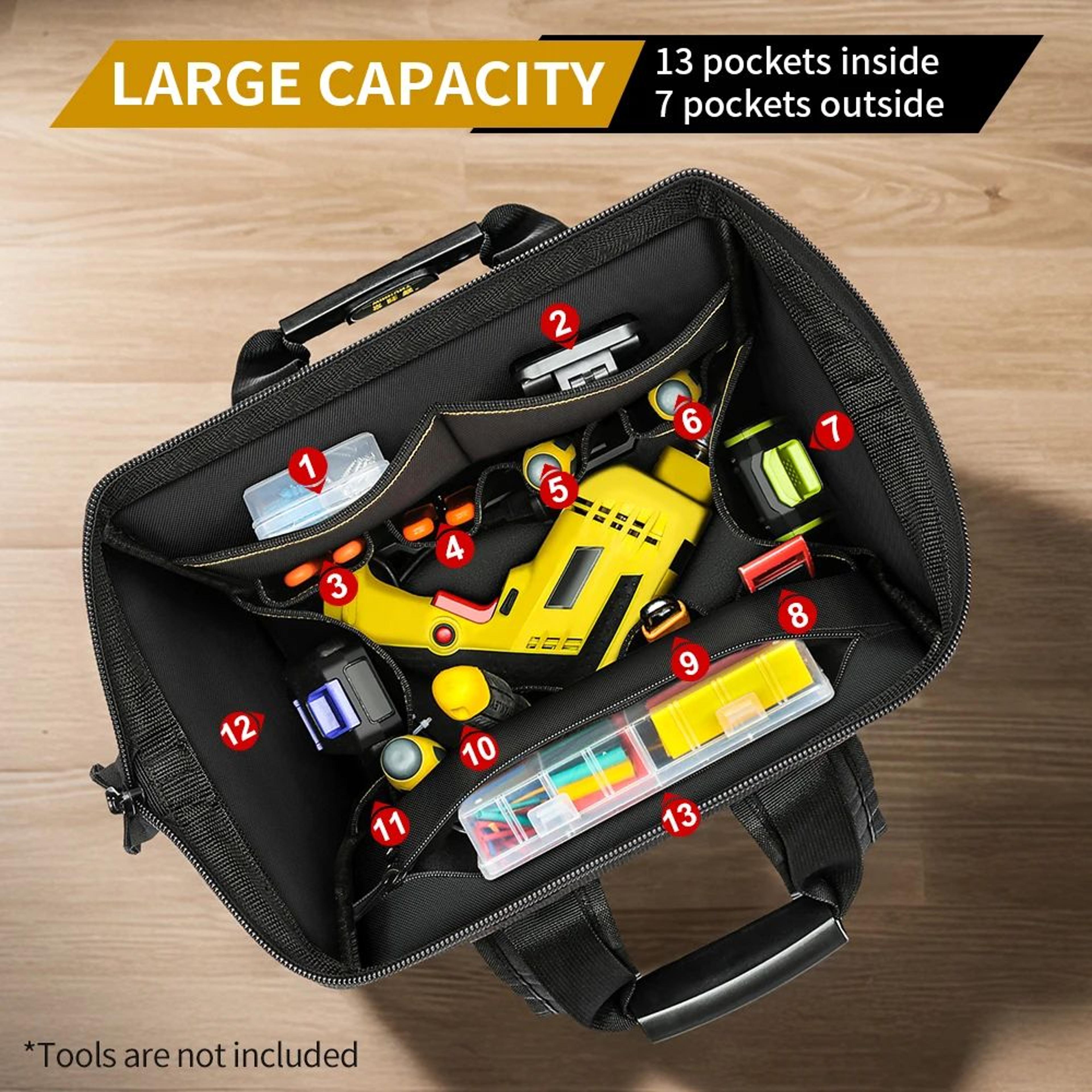 17 Inch Wide Mouth Tool Bag 3