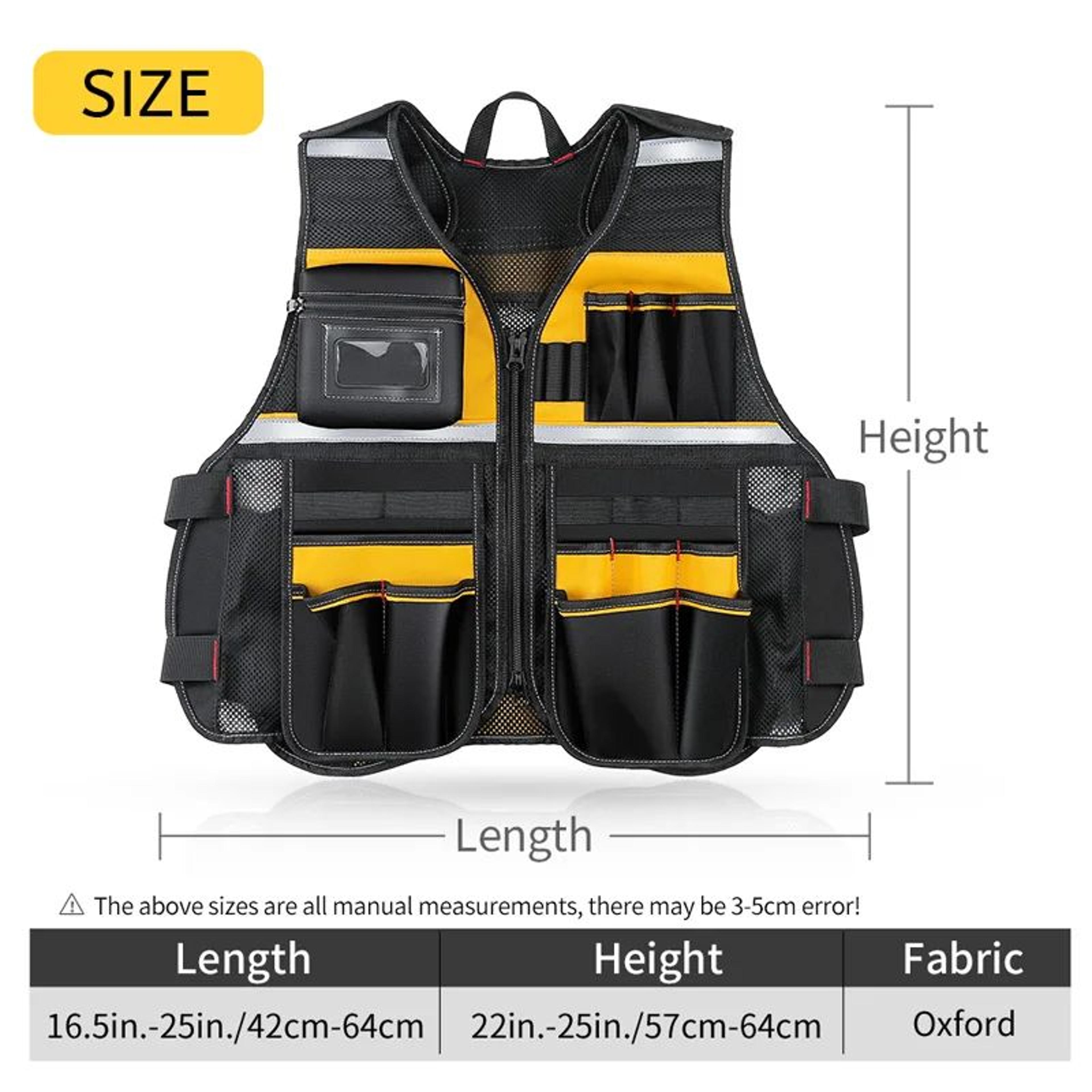 Tool Vest With Multi Pockets 3