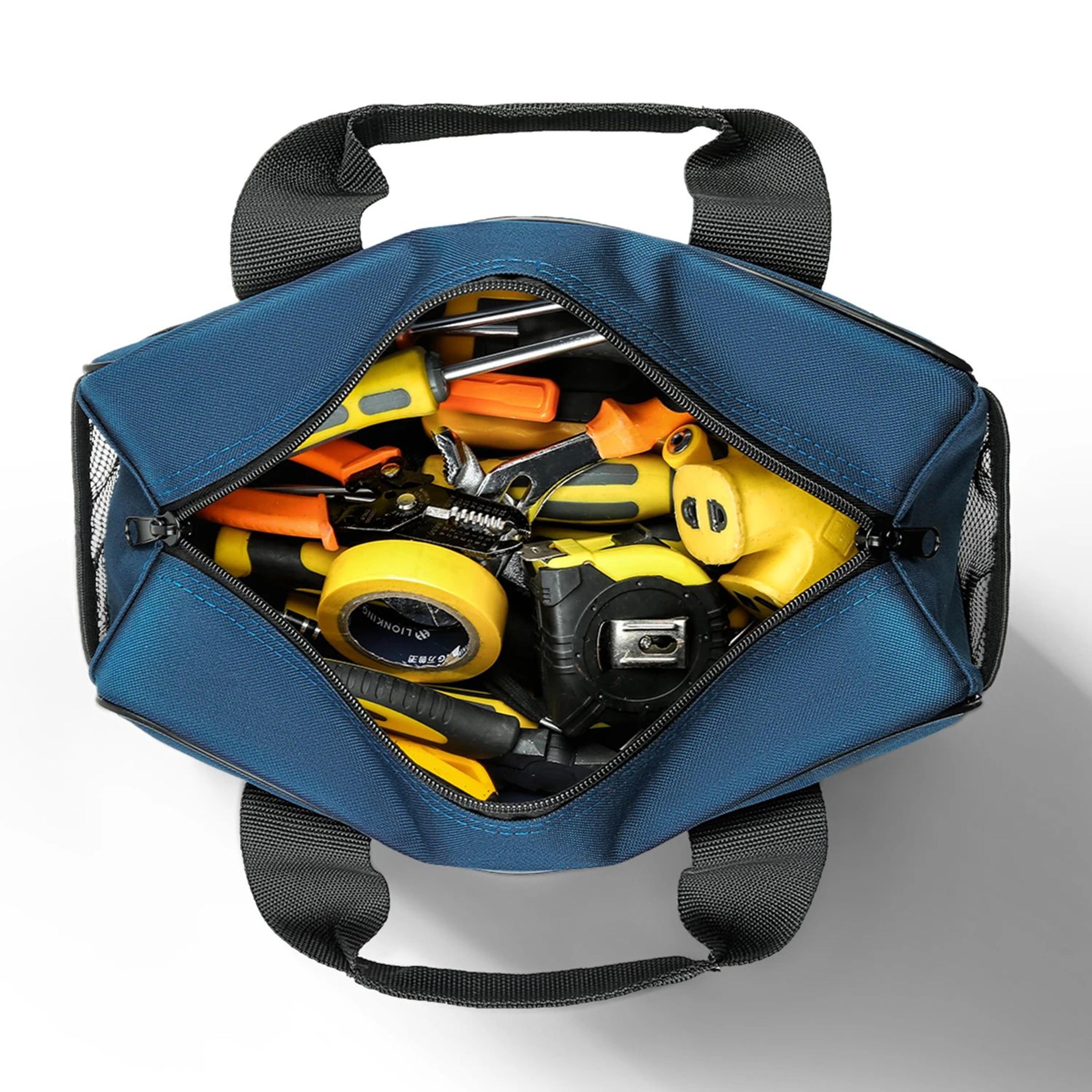 Heavy Duty Tool Tote Bag 14 Inch Wide Mouth Tool Storage Bag 3