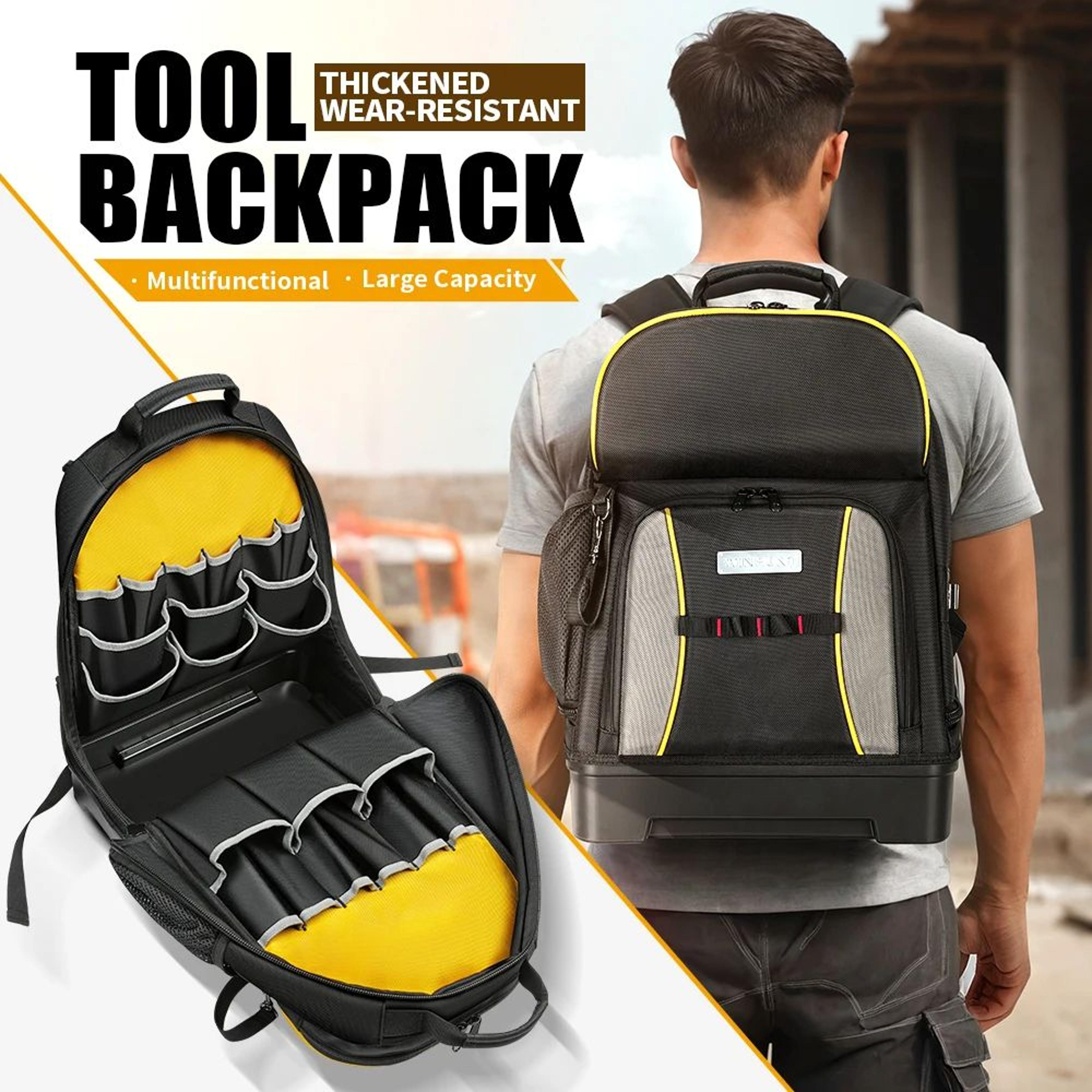 WINHUNT Heavy Duty Tool Backpack With Molded Base 0