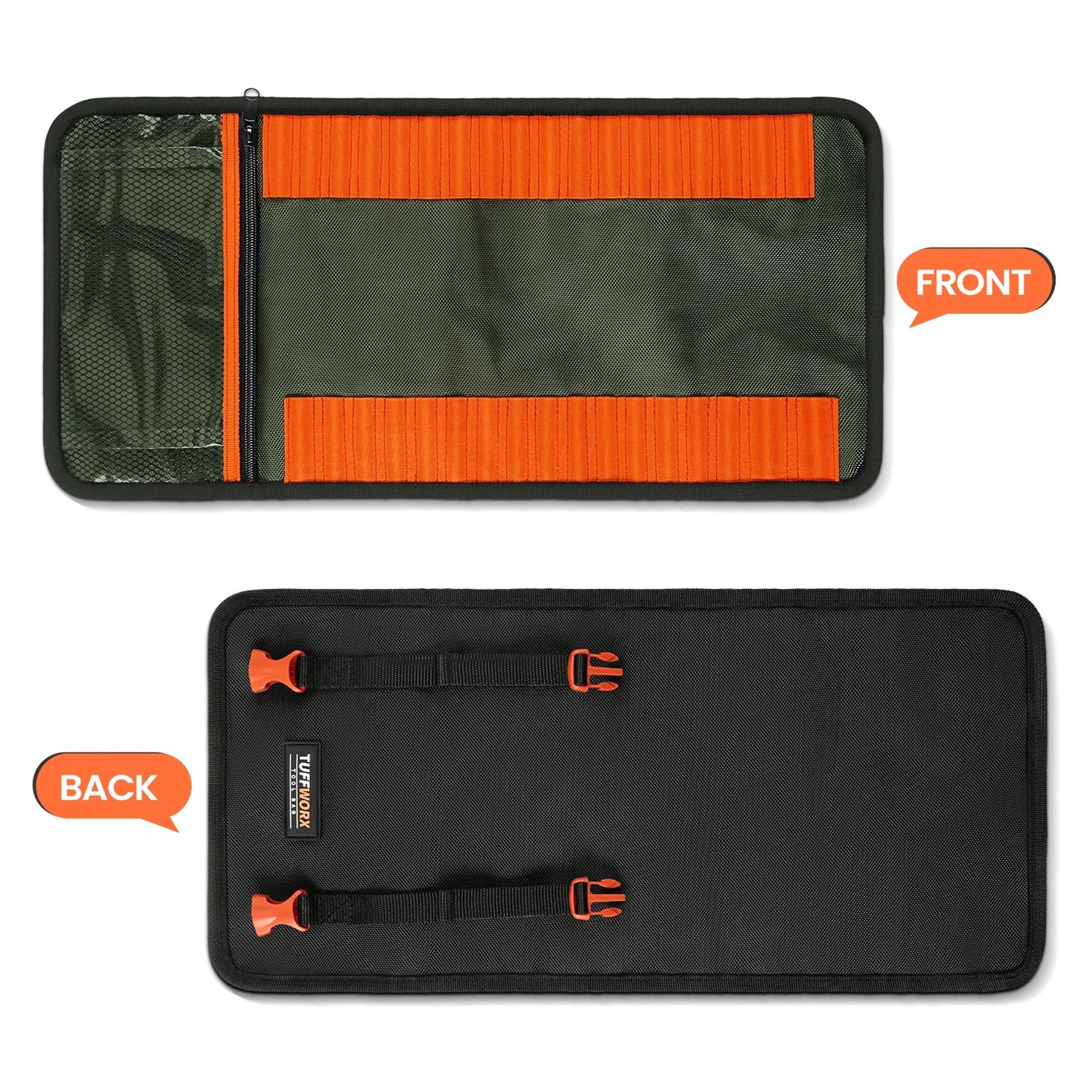 Heavy Duty Tool Roll Up Bag Portable Tool Organizer 3