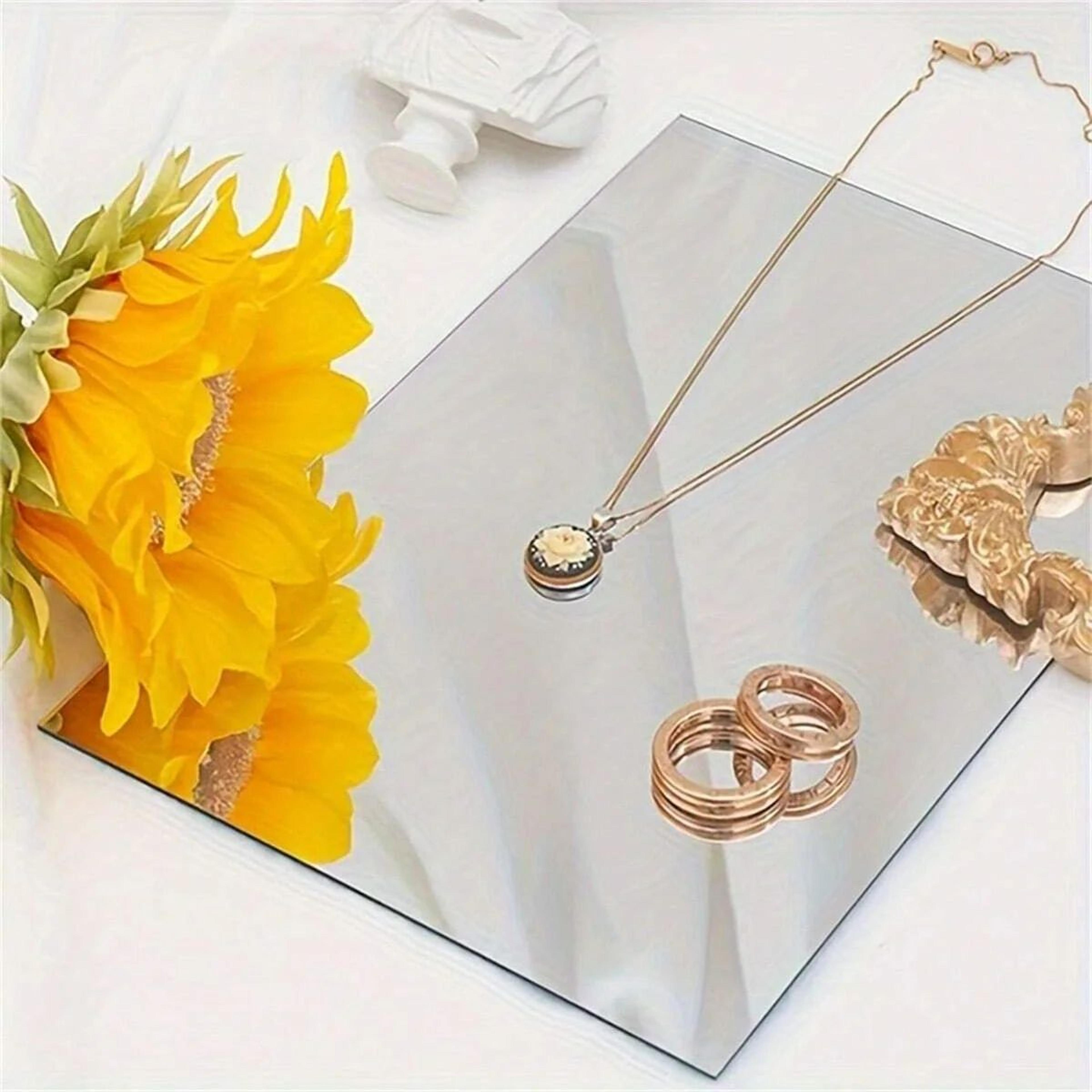 Self Adhesive Acrylic Mirror Wall Tiles Set 1
