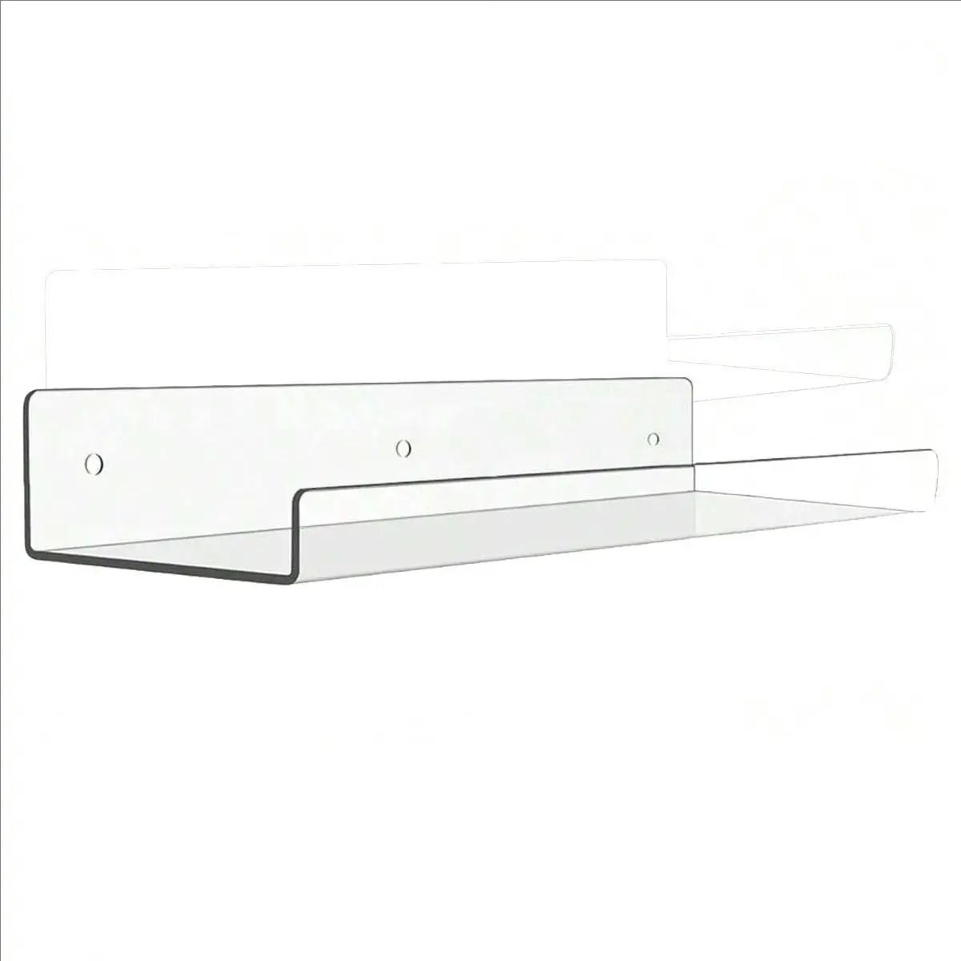 Clear Acrylic Floating Shelf 6