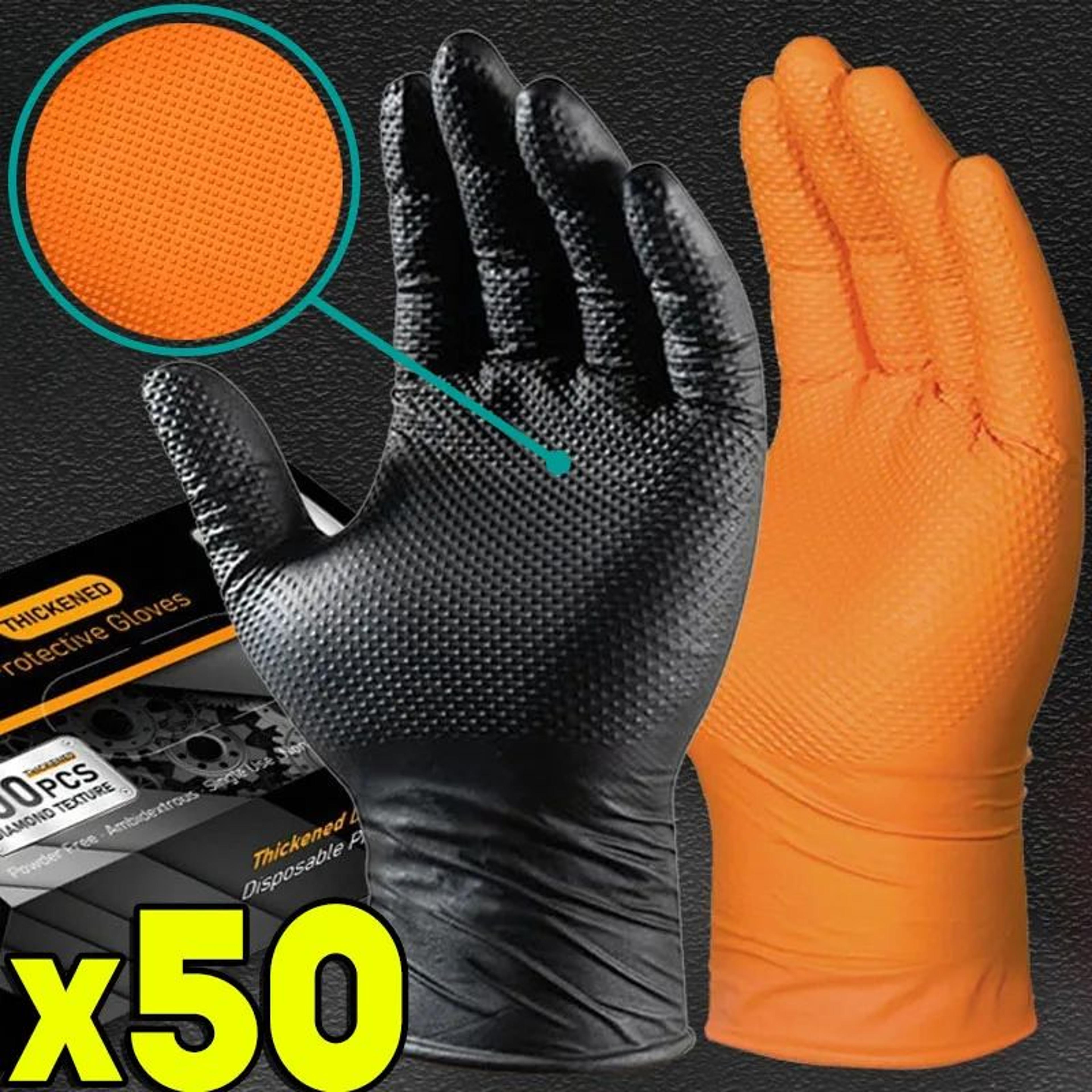 heavy duty nitrile gloves