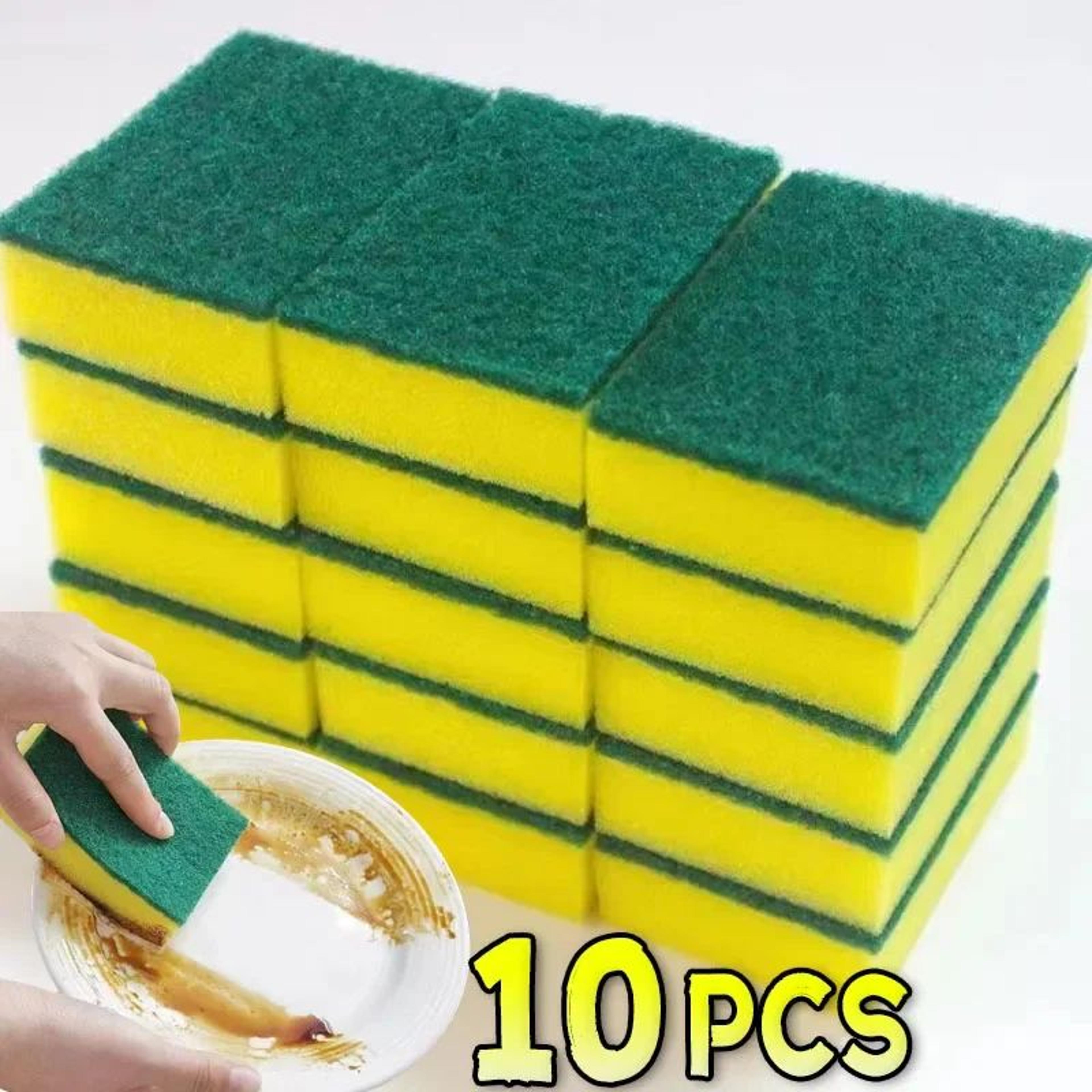 Soft Dishwashing Sponge With Scouring Pad 10