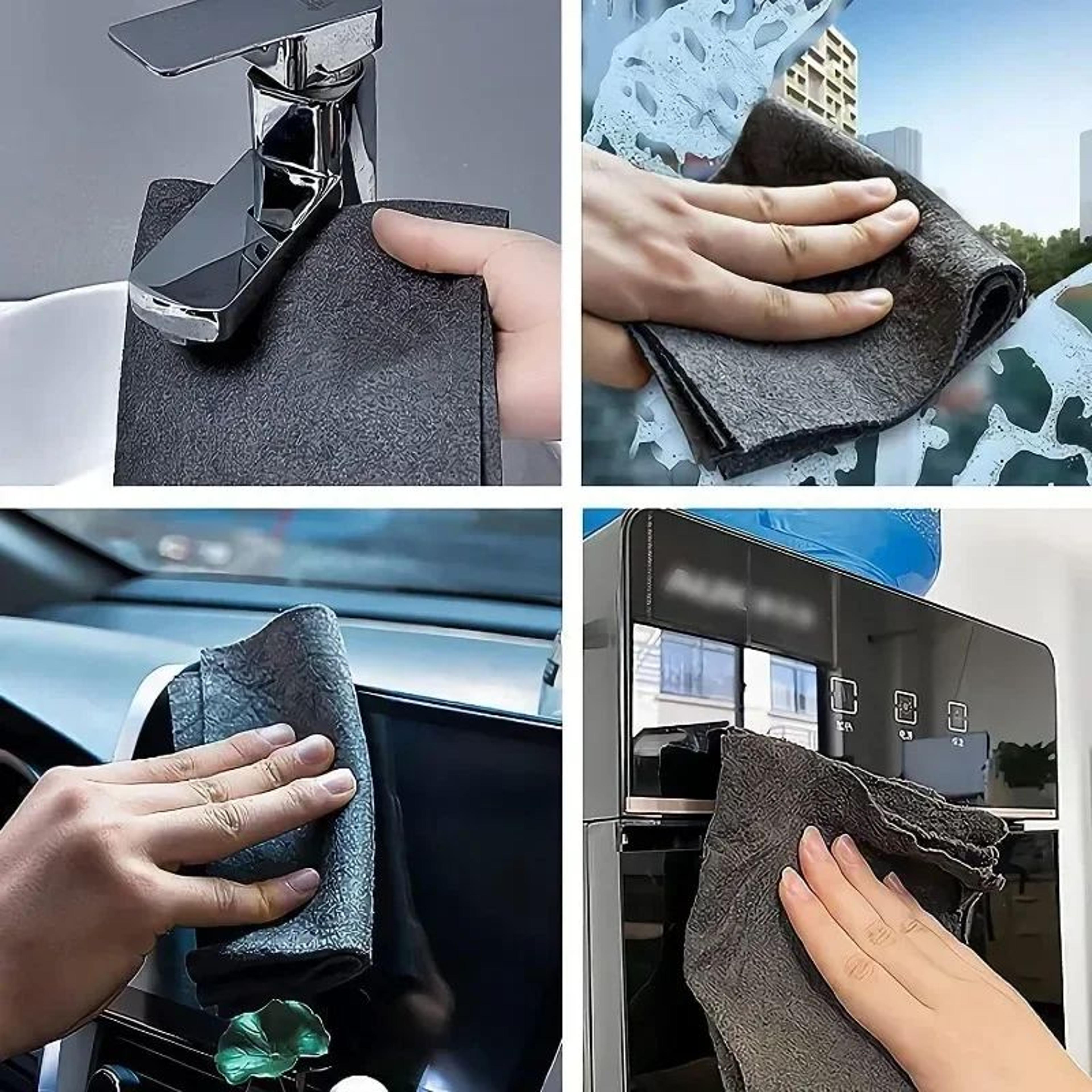 Reusable Microfiber Cleaning Cloths For Home And Car 4