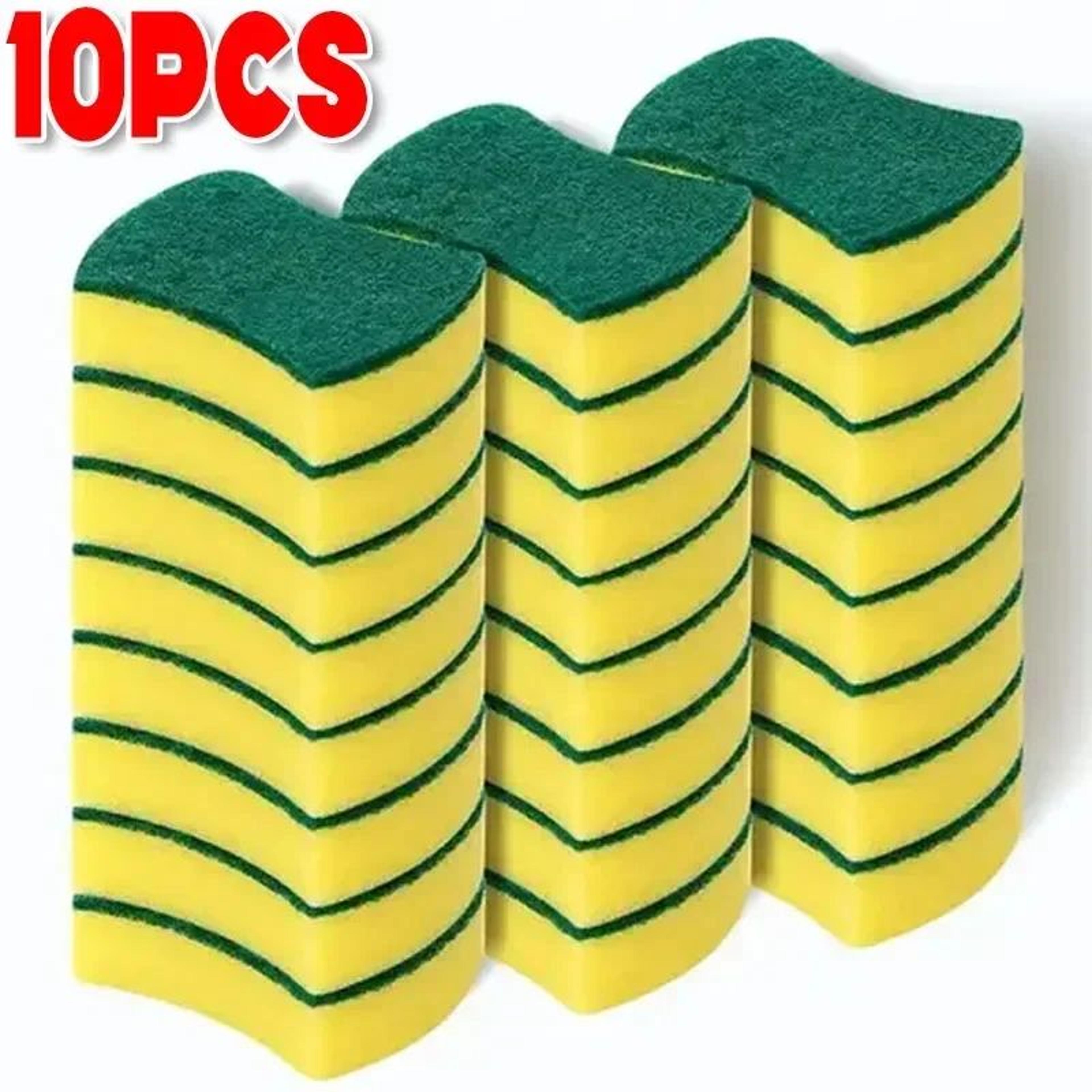 Soft Absorbent Kitchen Dishwashing Sponge Scouring Pad Set 6