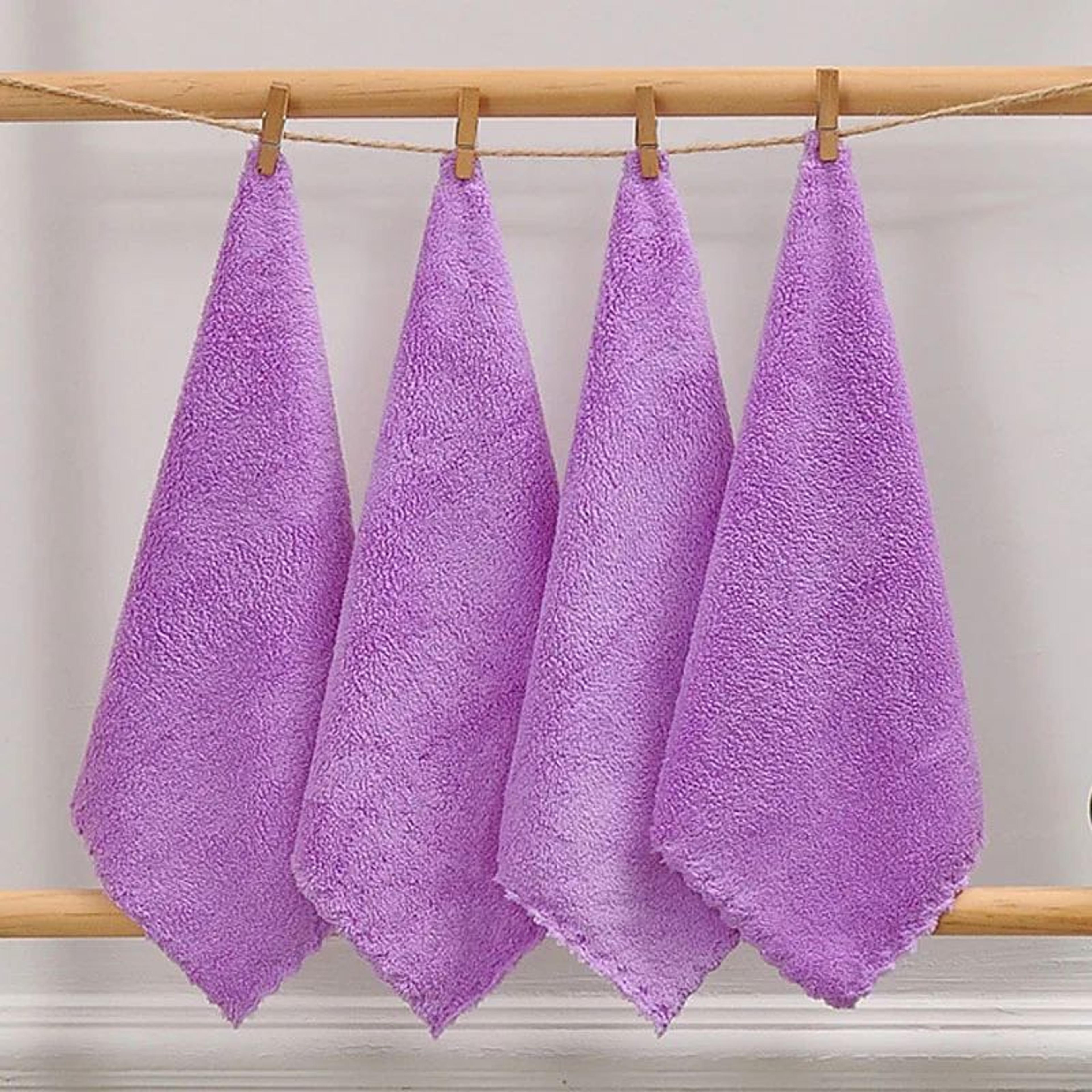 Coral Fleece Hand Towel Soft Absorbent Face And Kitchen Towel 10