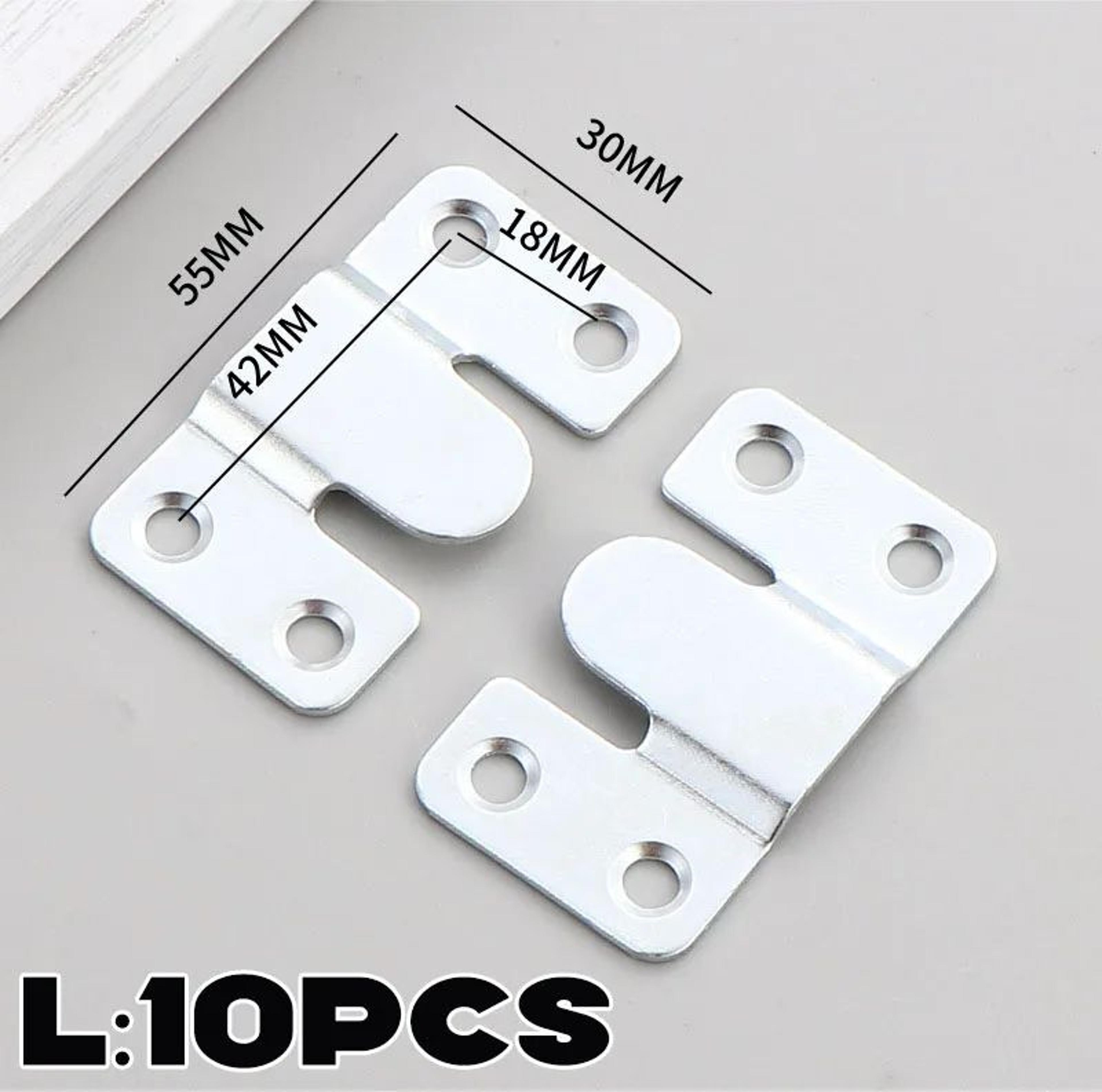 Stainless Steel Picture Frame Hanging Hooks Flush Mount Wall Brackets 8