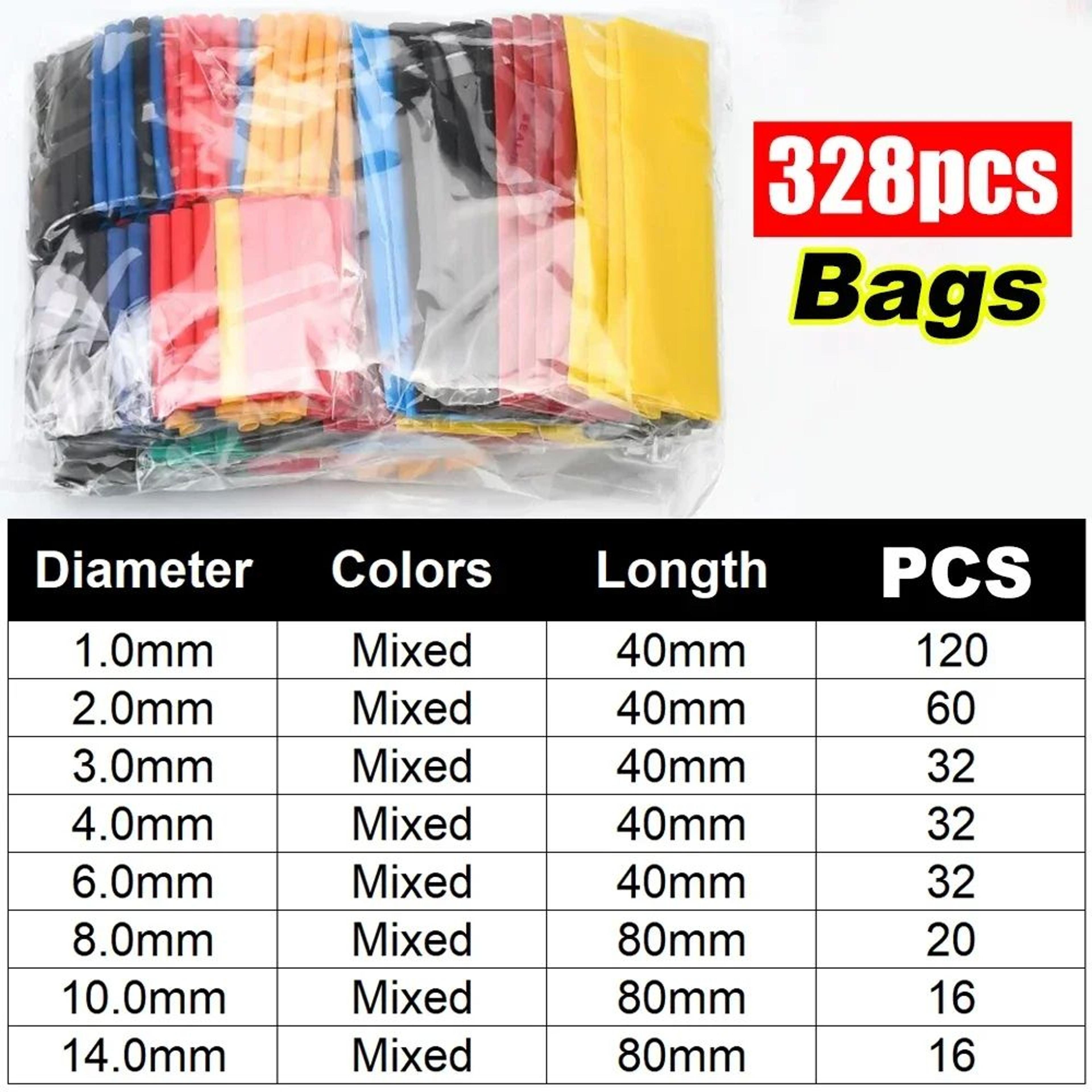 Heat Shrink Tube Kit Electrical Wire Insulation Sleeves 7