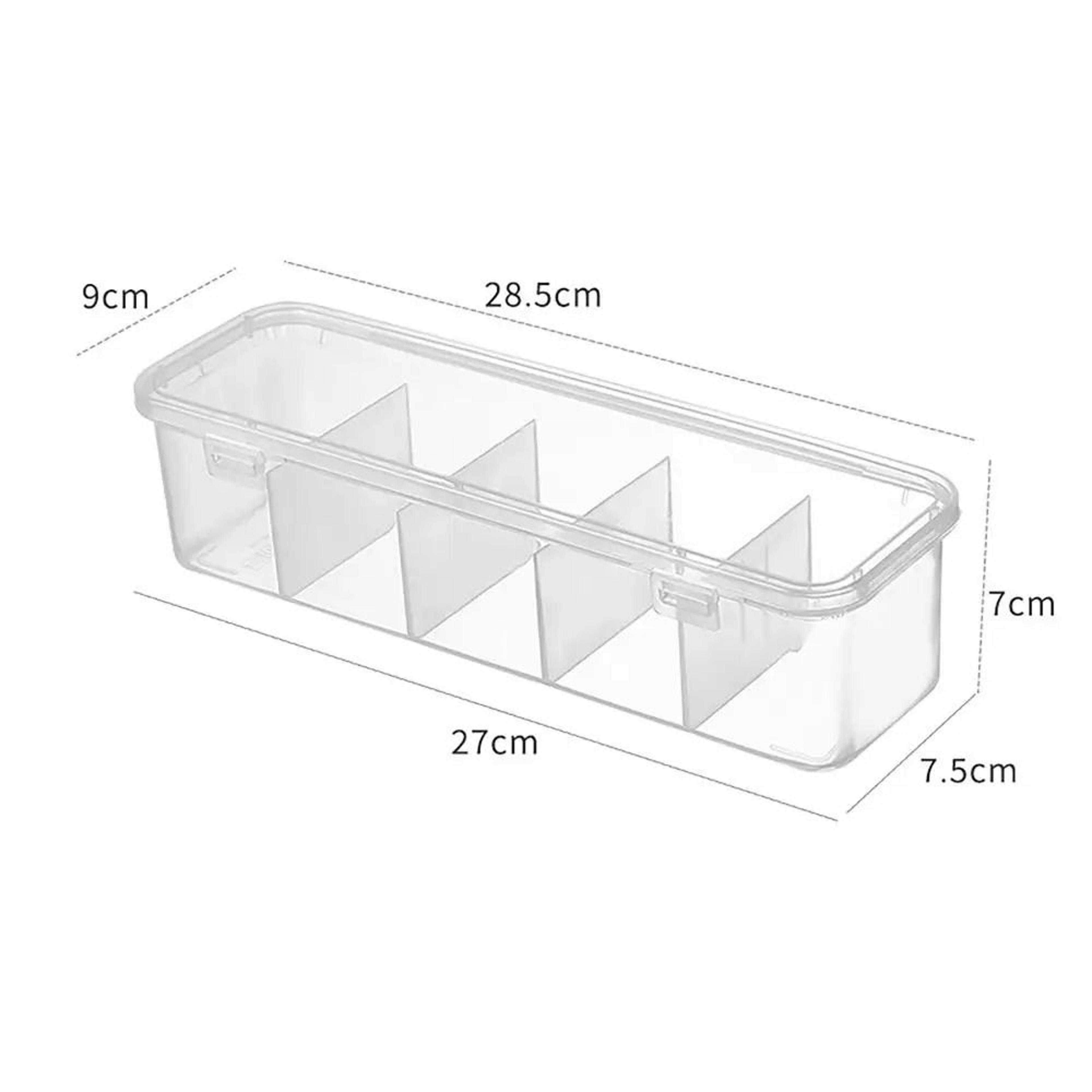 Transparent Cable Organizer Storage Box With Lid For Cords And Accessories 7