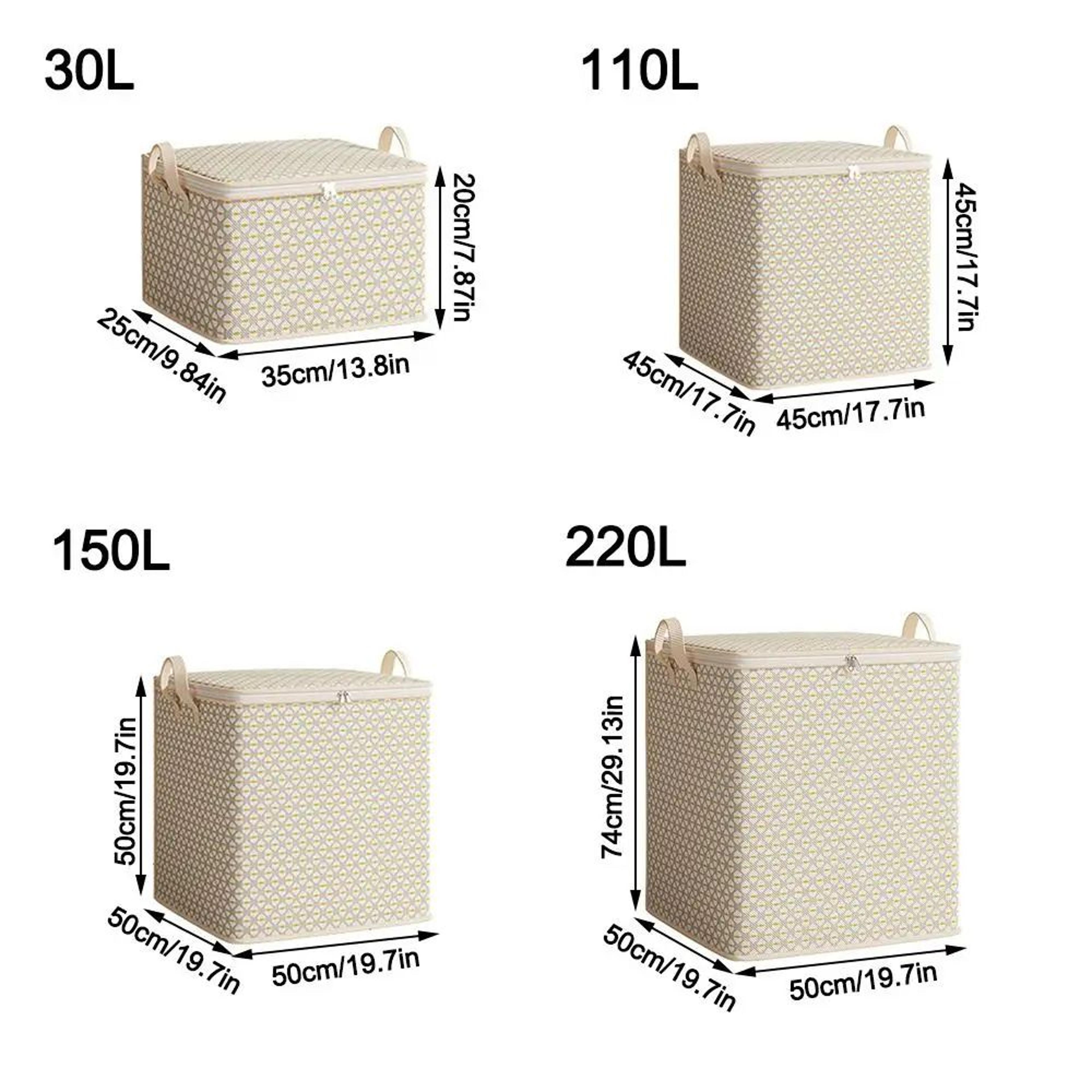 Foldable Clothes Storage Bin Large Capacity Wardrobe Organizer 5