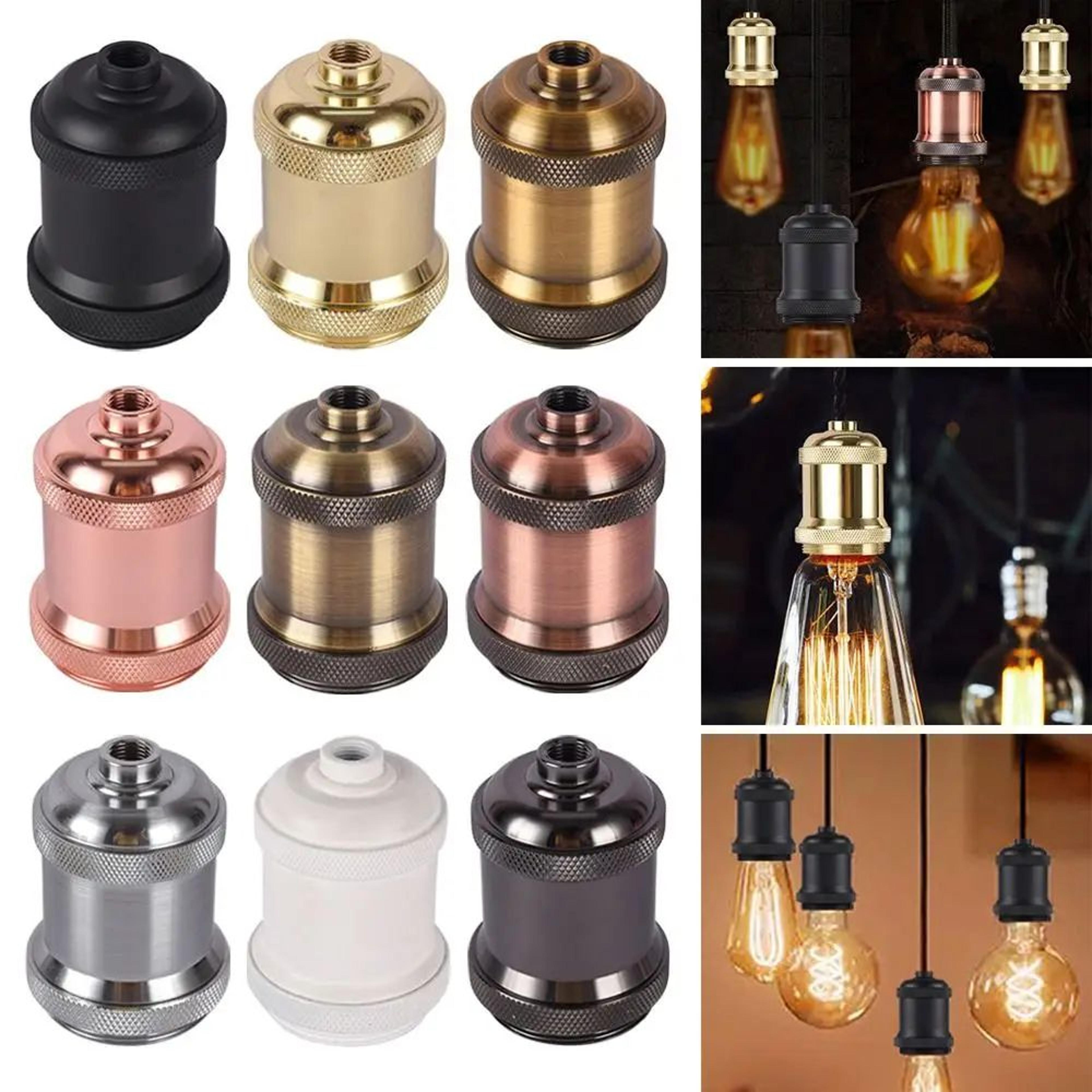 Vintage E27 Light Bulb Socket Antique Lamp Holder For Home Decor 1
