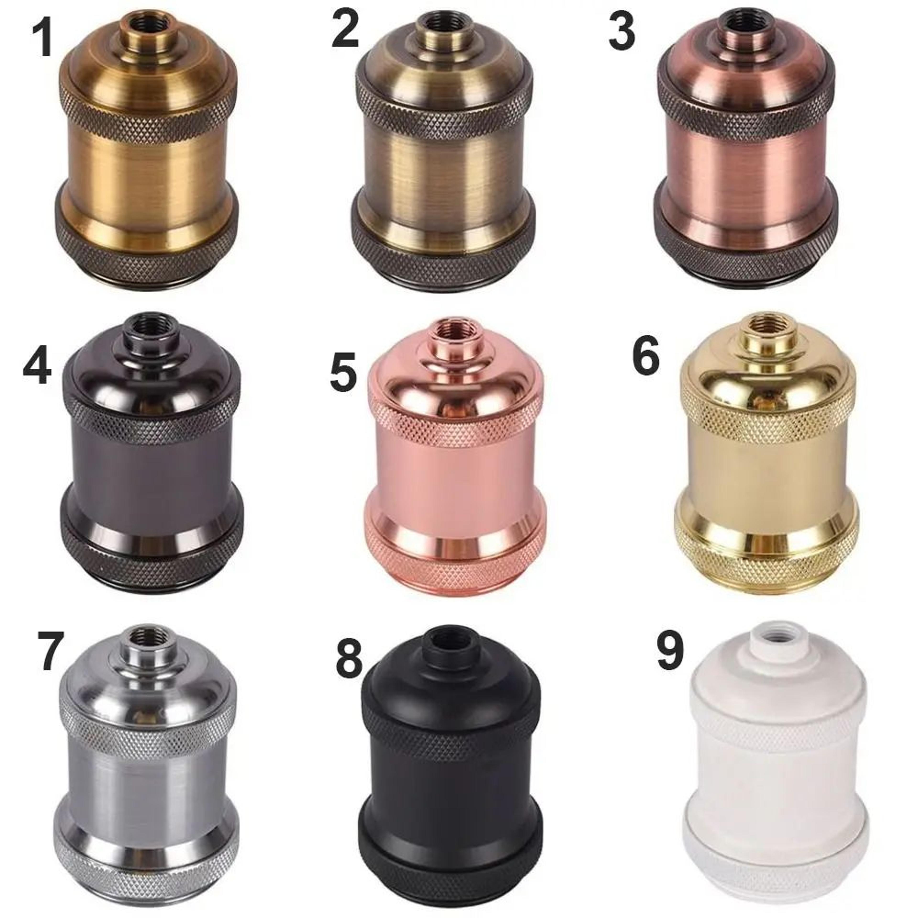 Vintage E27 Light Bulb Socket Antique Lamp Holder For Home Decor 4