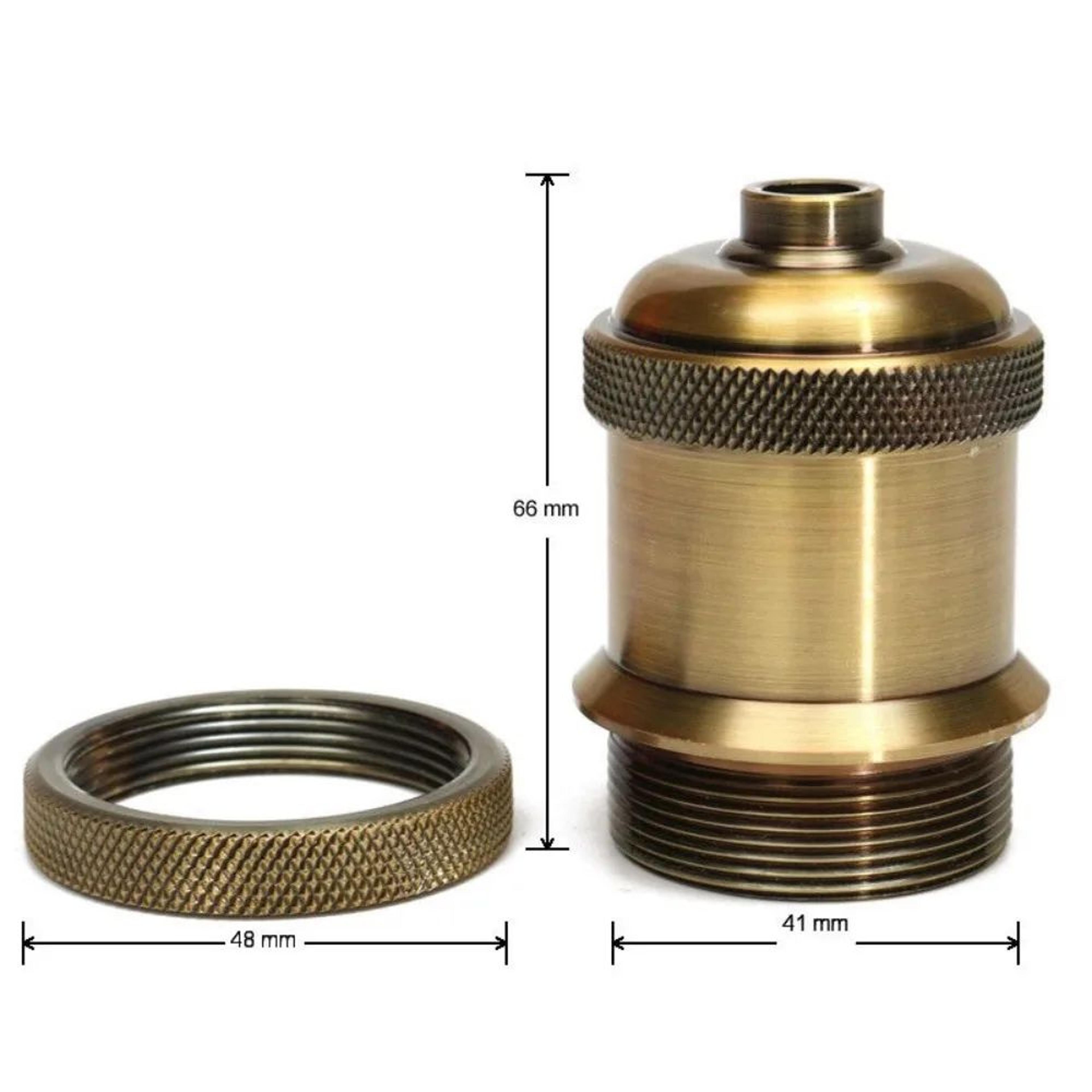 Vintage E27 Light Bulb Socket Antique Lamp Holder For Home Decor 5