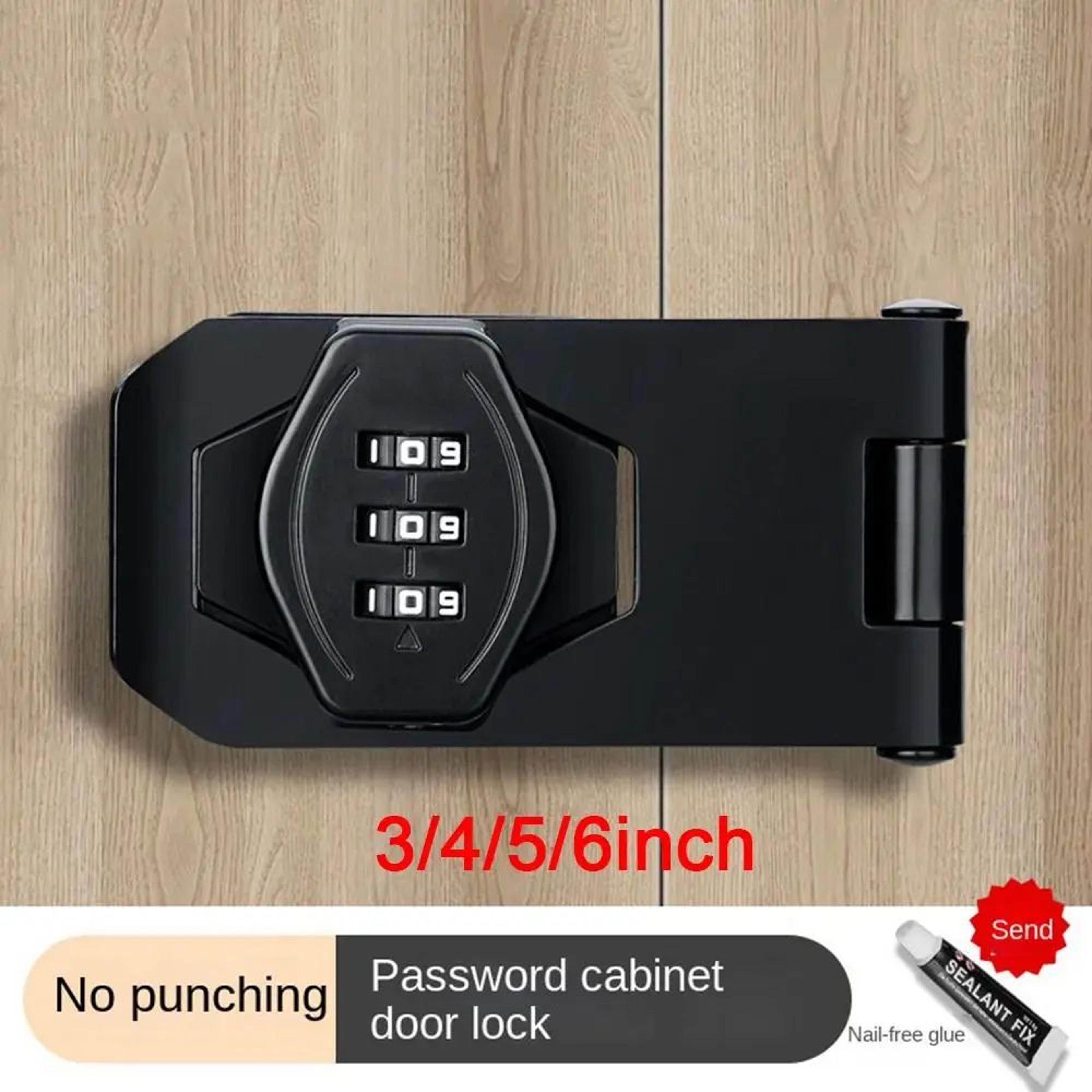 Zinc Alloy Cabinet Combination Lock Keyless 3 Digit Security Lock 0