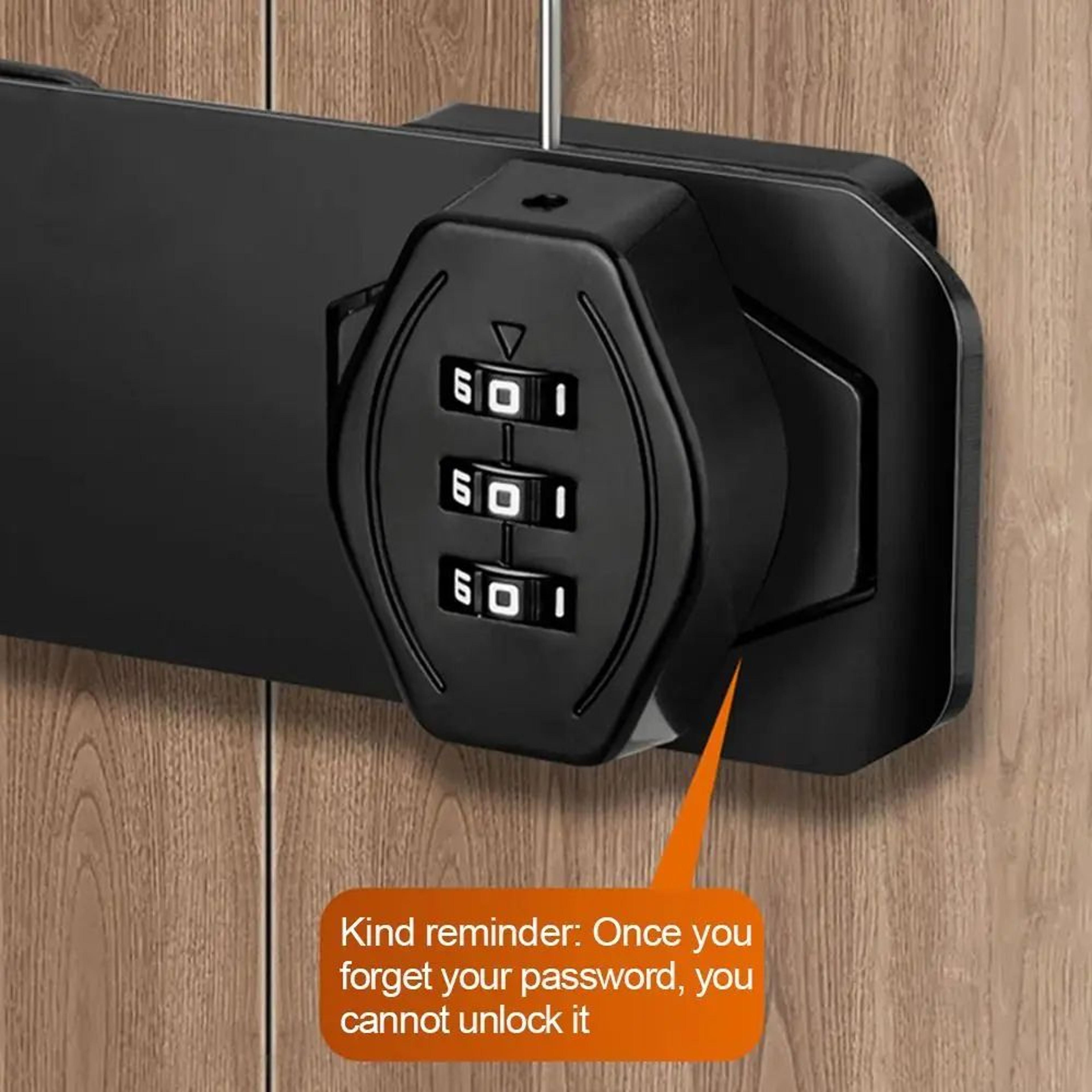 Zinc Alloy Cabinet Combination Lock Keyless 3 Digit Security Lock 1