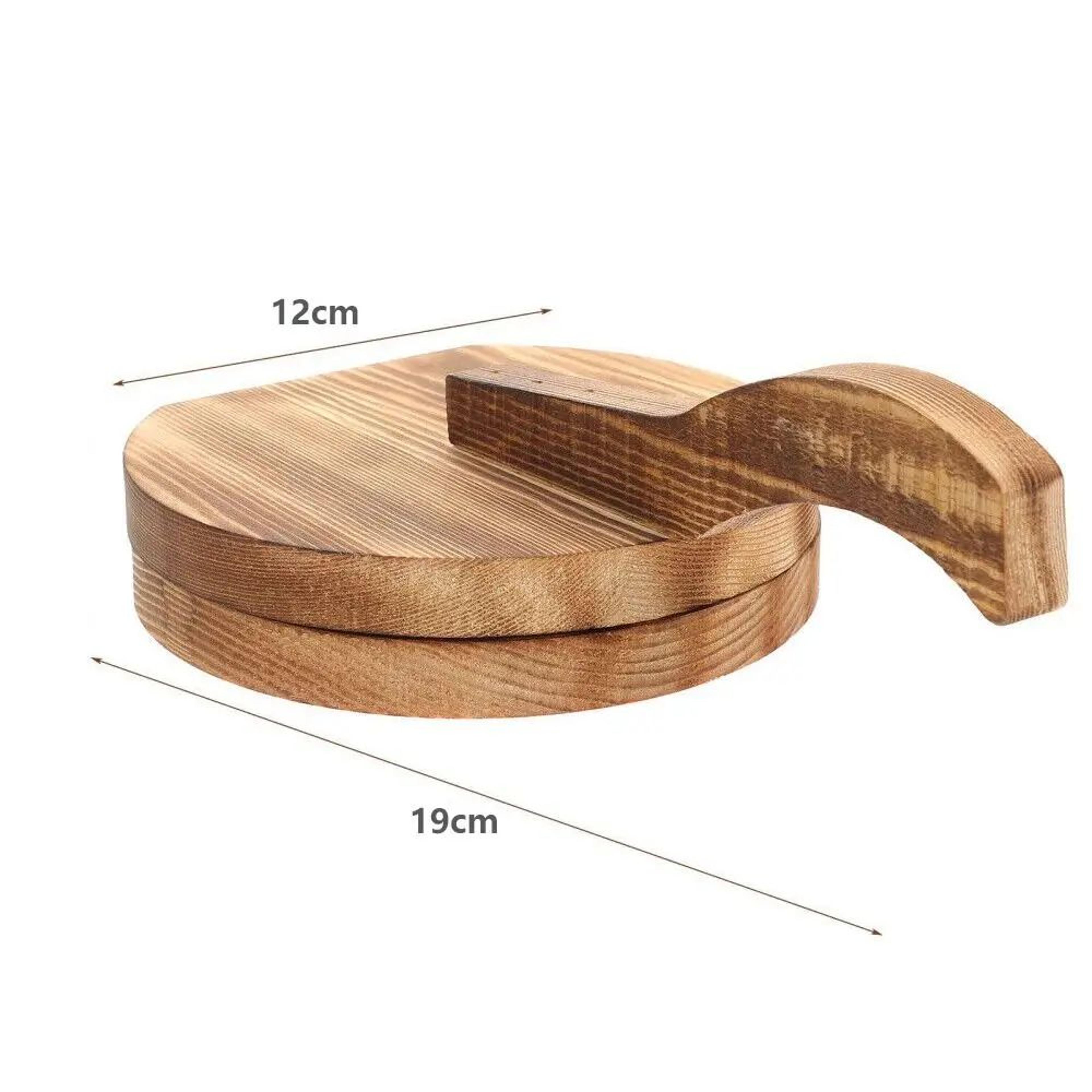 Wooden Dumpling Wrapper Press Manual Dough Press 5
