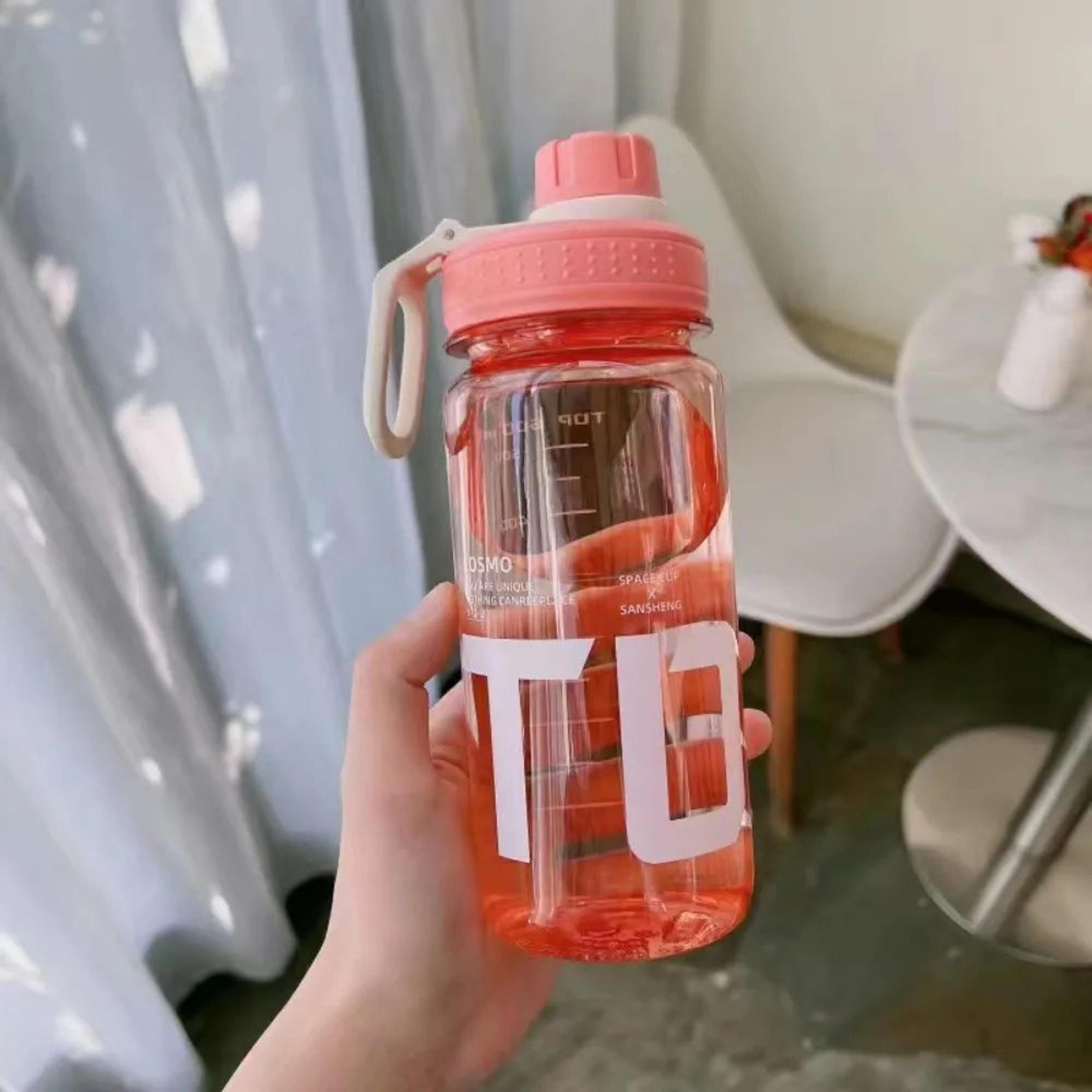Large Capacity Water Bottle Leakproof Sports Bottle With Handle Strap 9