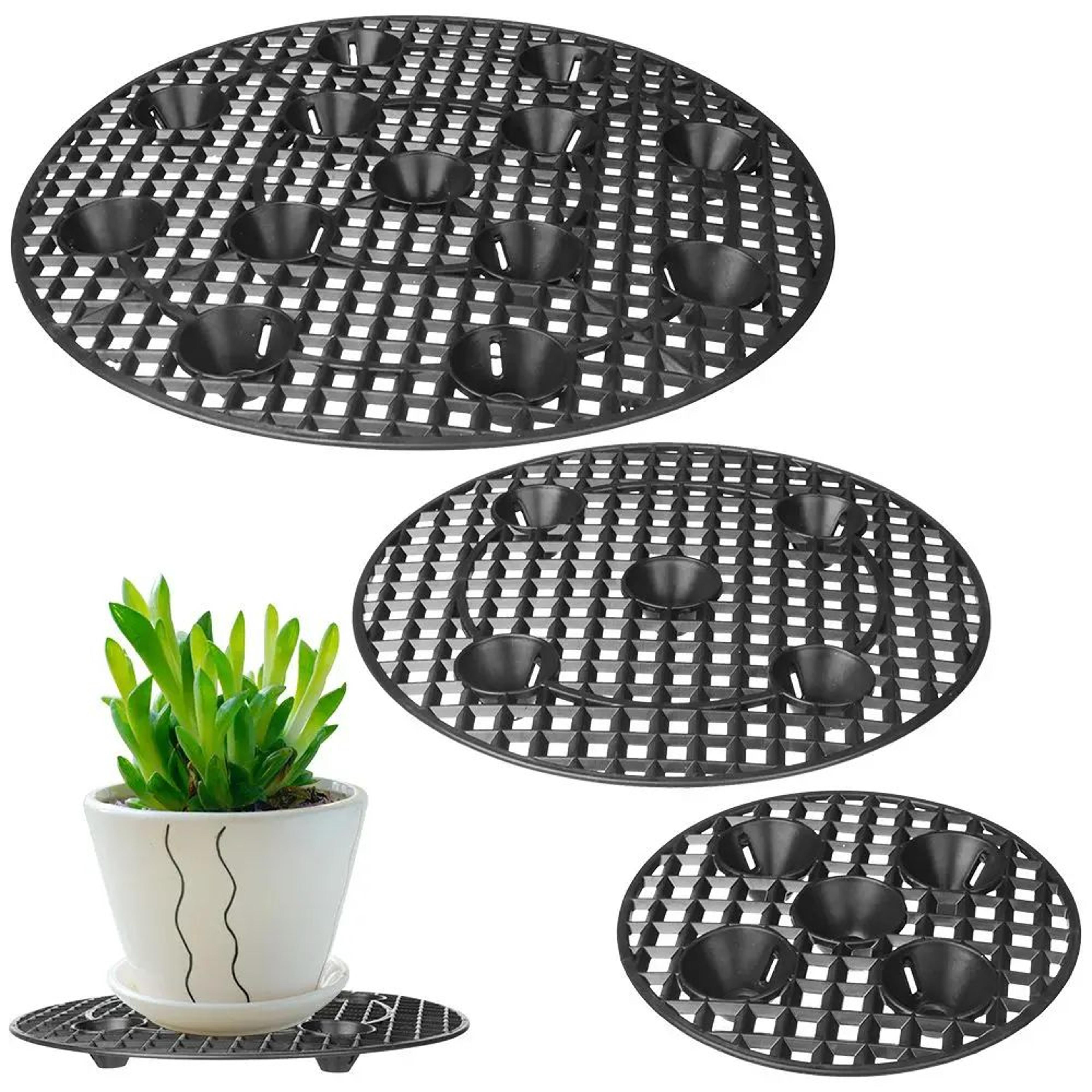 Outdoor Plant Pot Elevator Stand Floor Protector For Flower Pots And Planters 0
