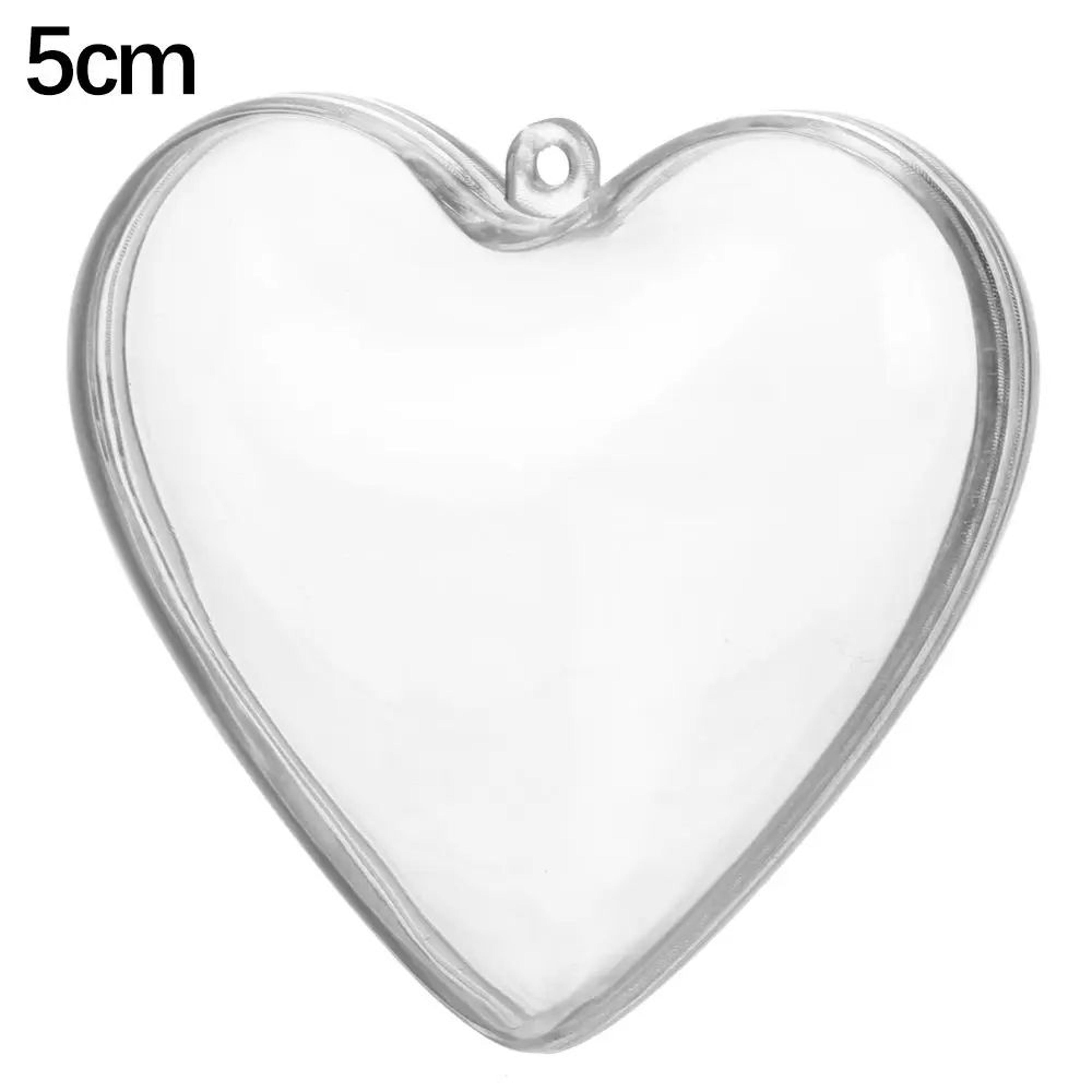 Heart Shaped Acrylic Bath Bomb Mold And Clear Gift Packaging Box 8