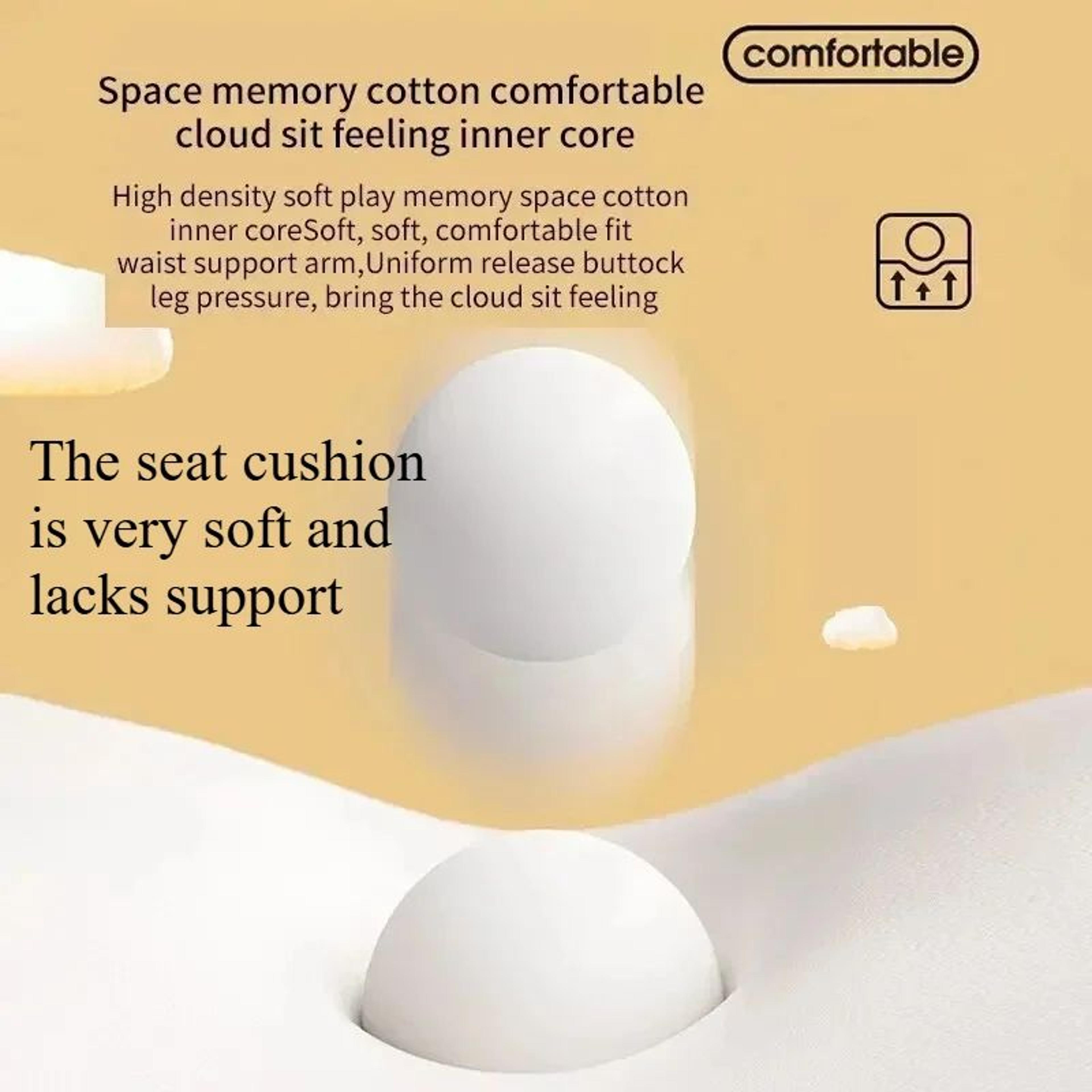 Ergonomic Memory Foam Seat Cushion For Office Chair Car Seat And Long Sitting Comfort 2
