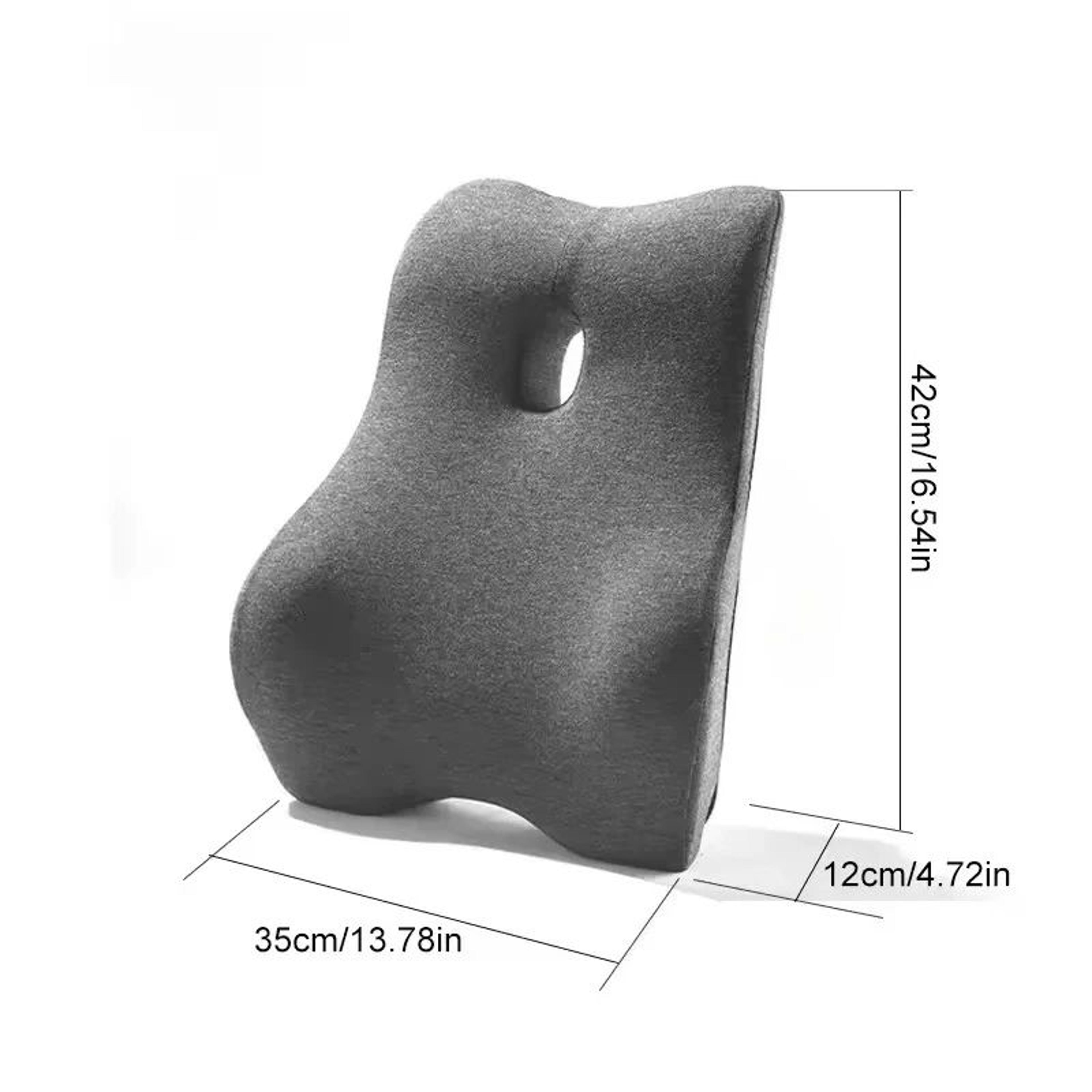 Ergonomic Memory Foam Lumbar Support Pillow For Office Chair Car Seat And Back Support 4