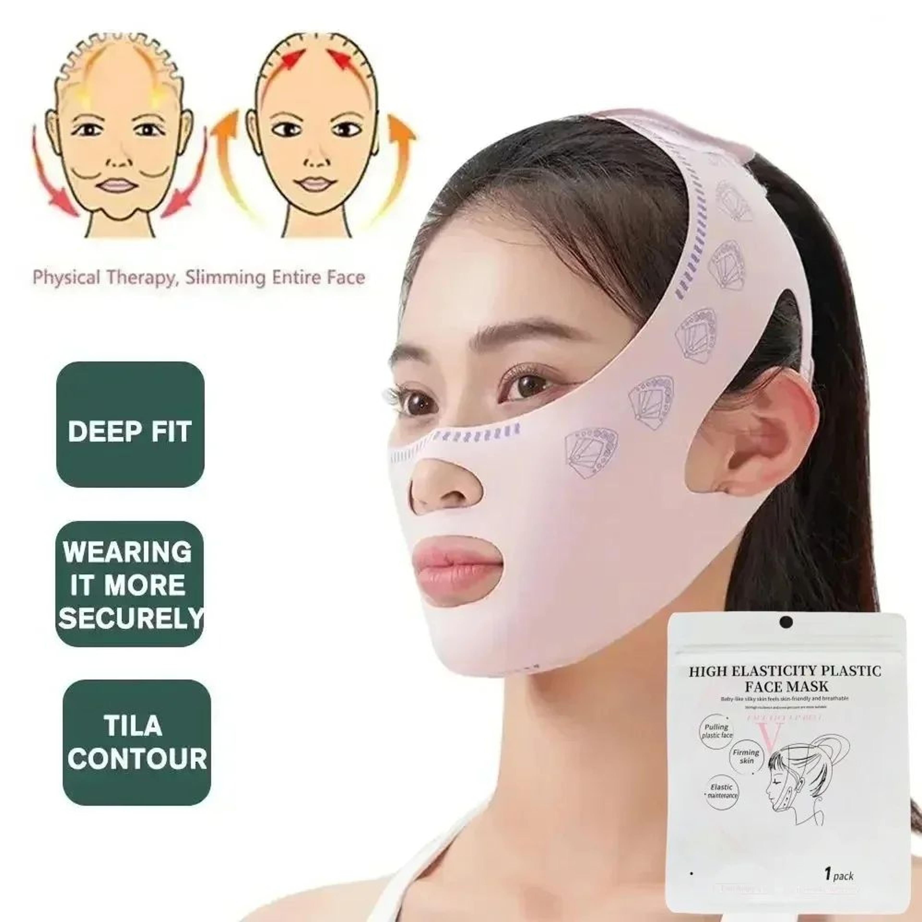 Adjustable V Face Support Mask Reusable Face Shaping Band 1