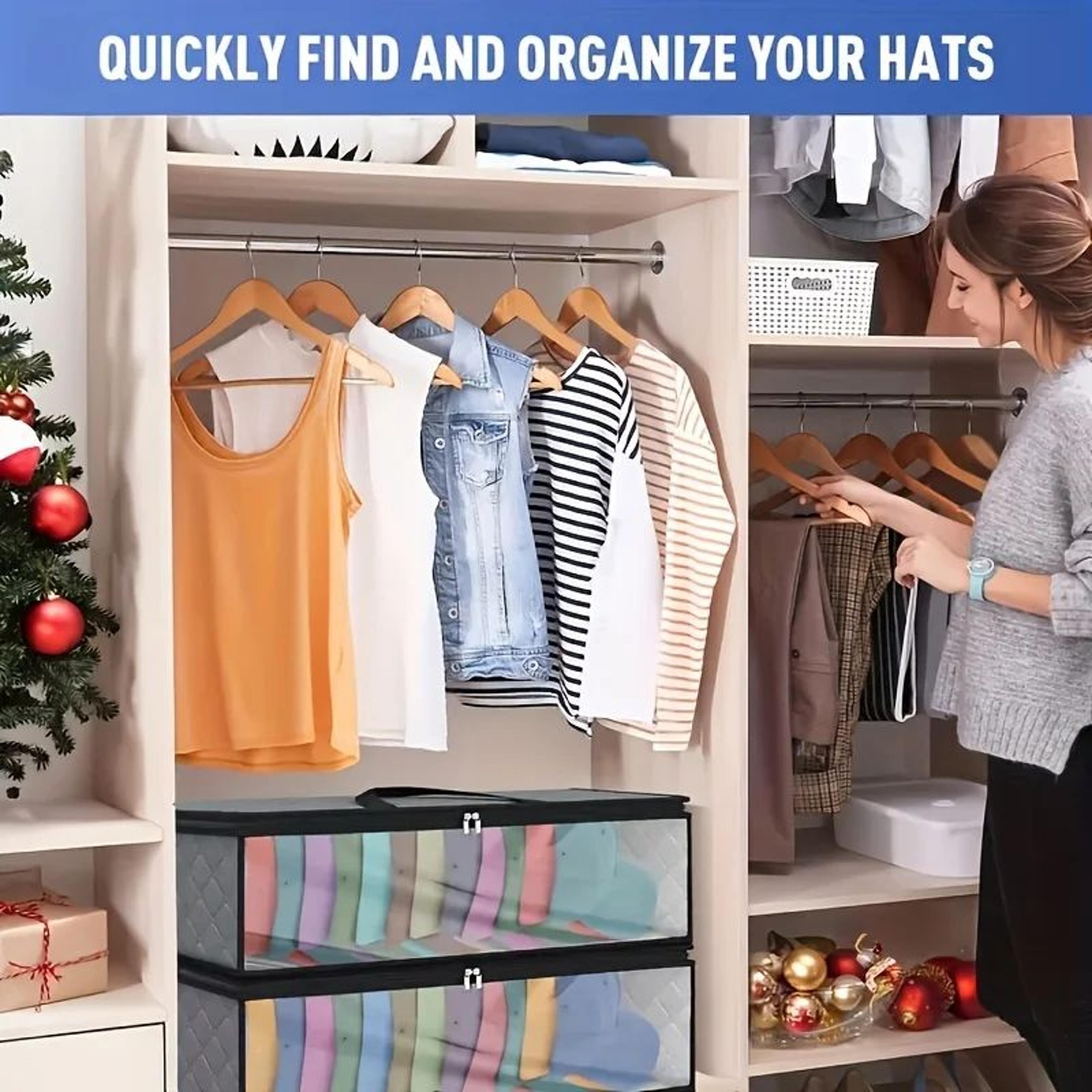Baseball Hat Storage Organizer Bag Holds Up To 20 Caps 2