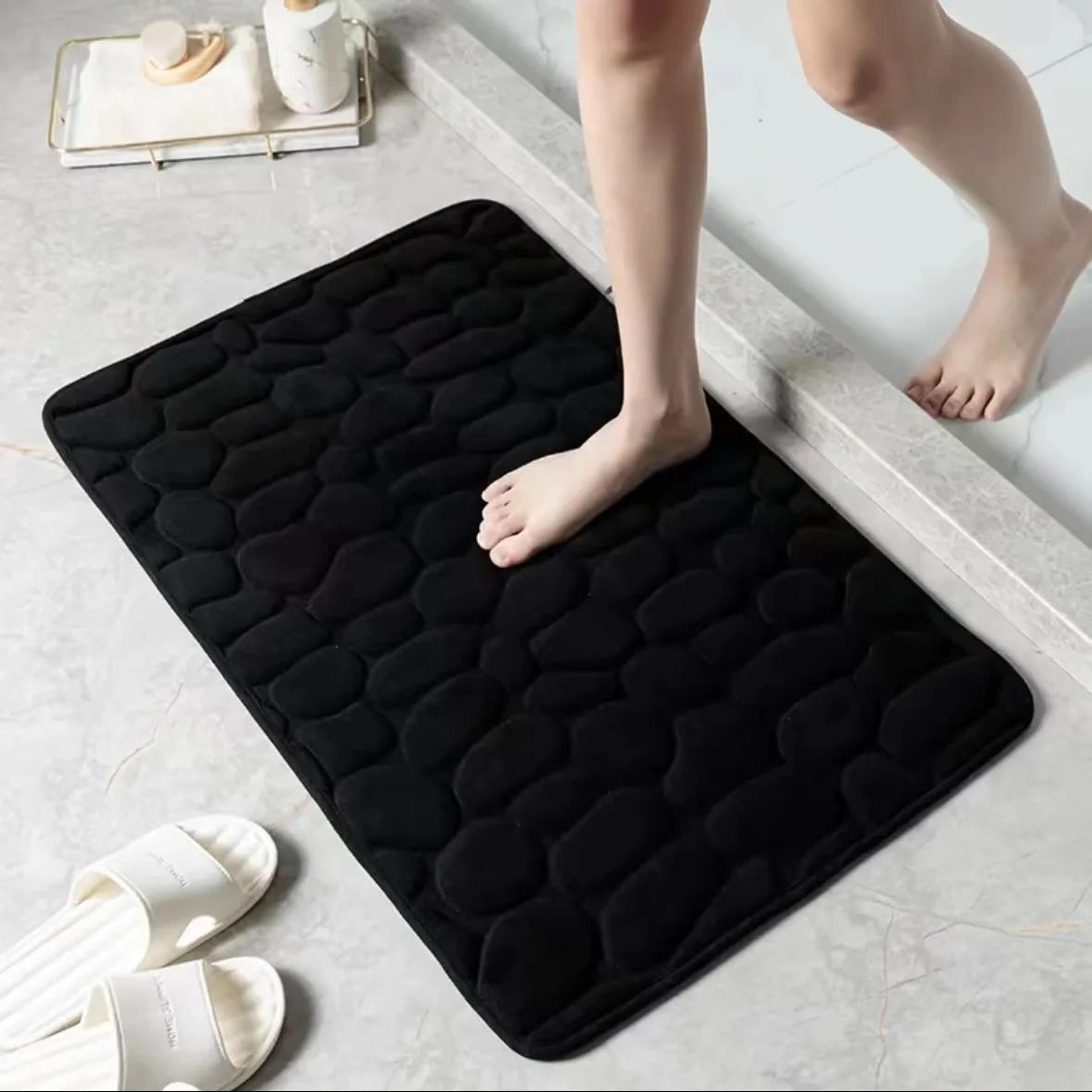 Coral Velvet Bathroom Mat Non Slip Rug 7