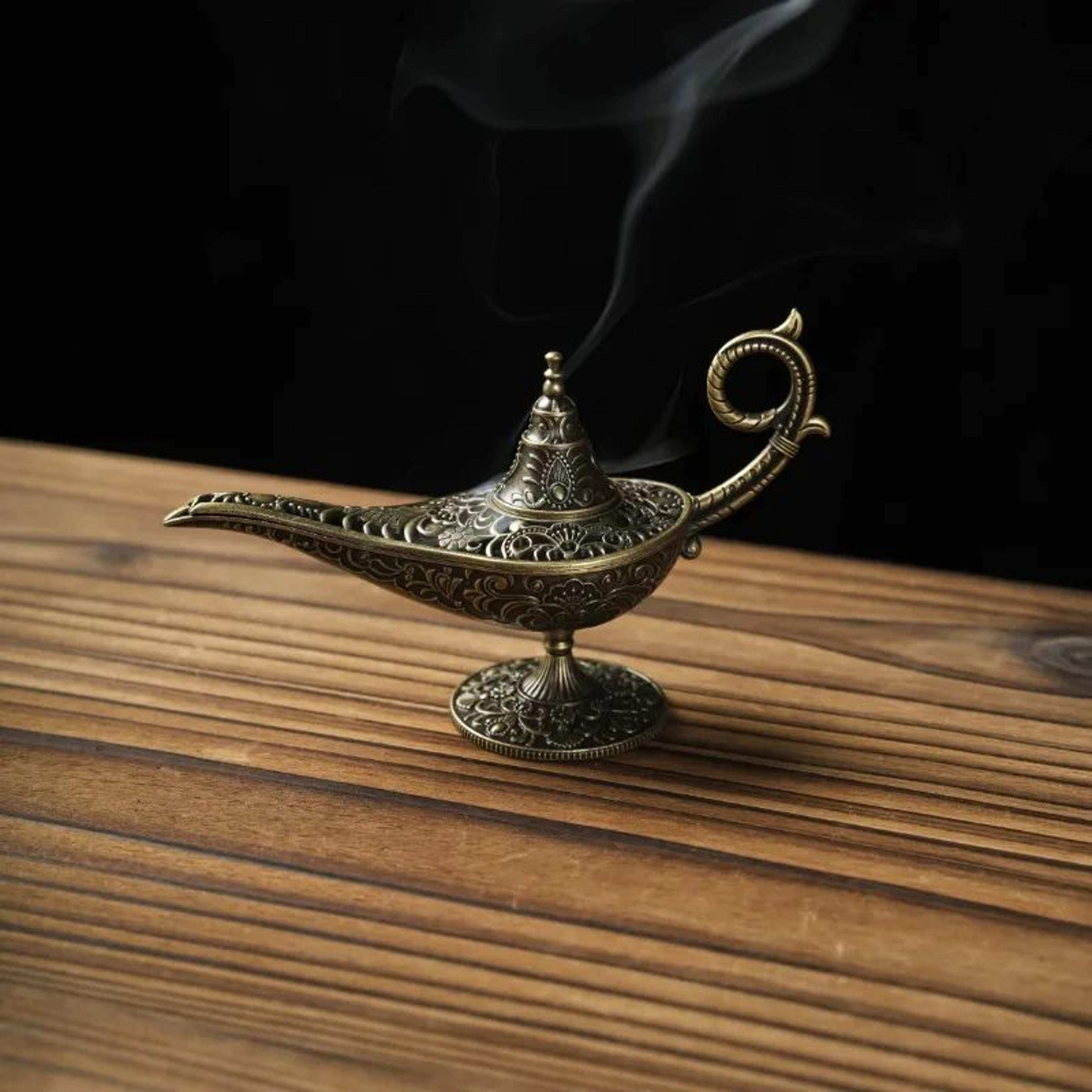 Antique Magic Lamp Incense Burner 4