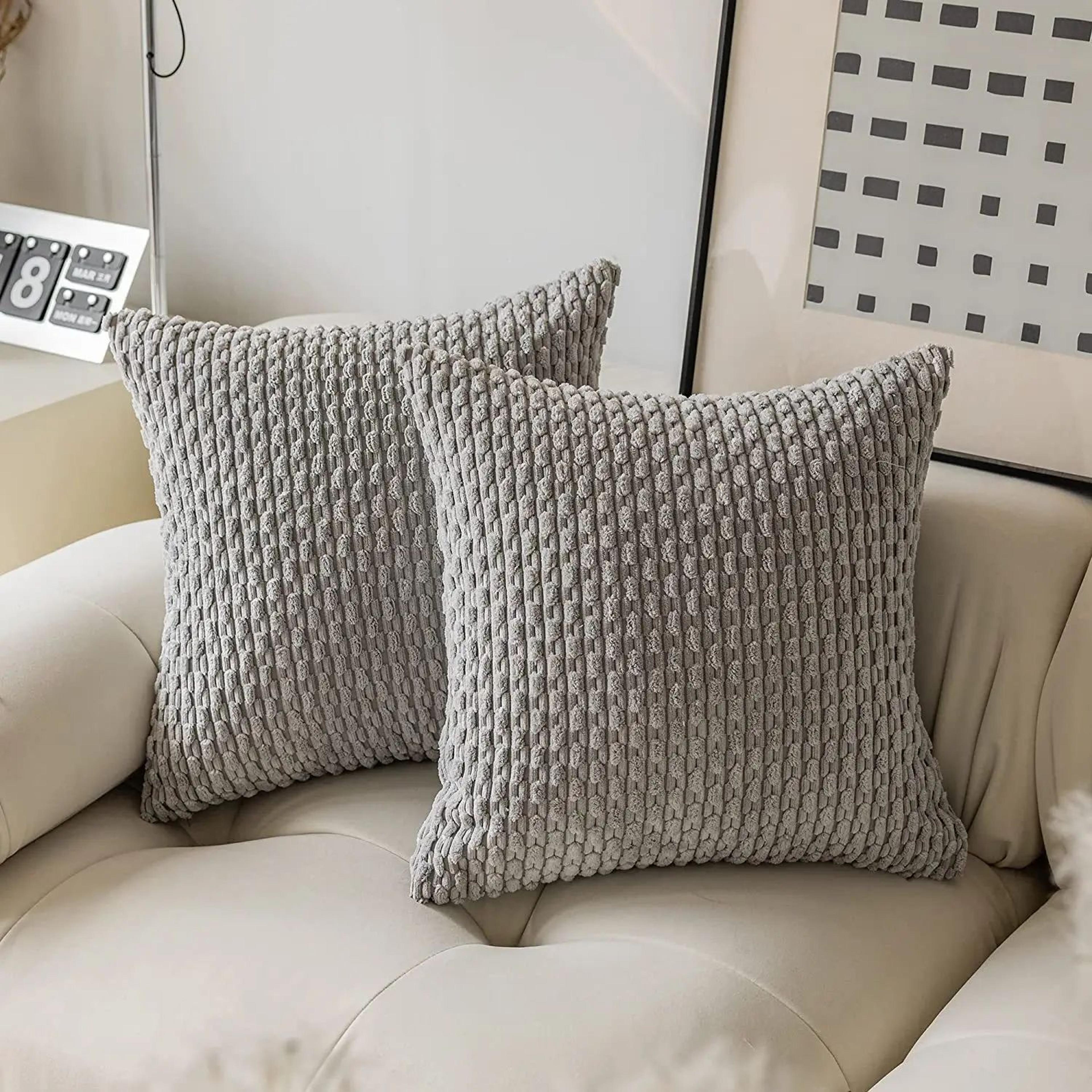 Boho Striped Throw Pillow 8