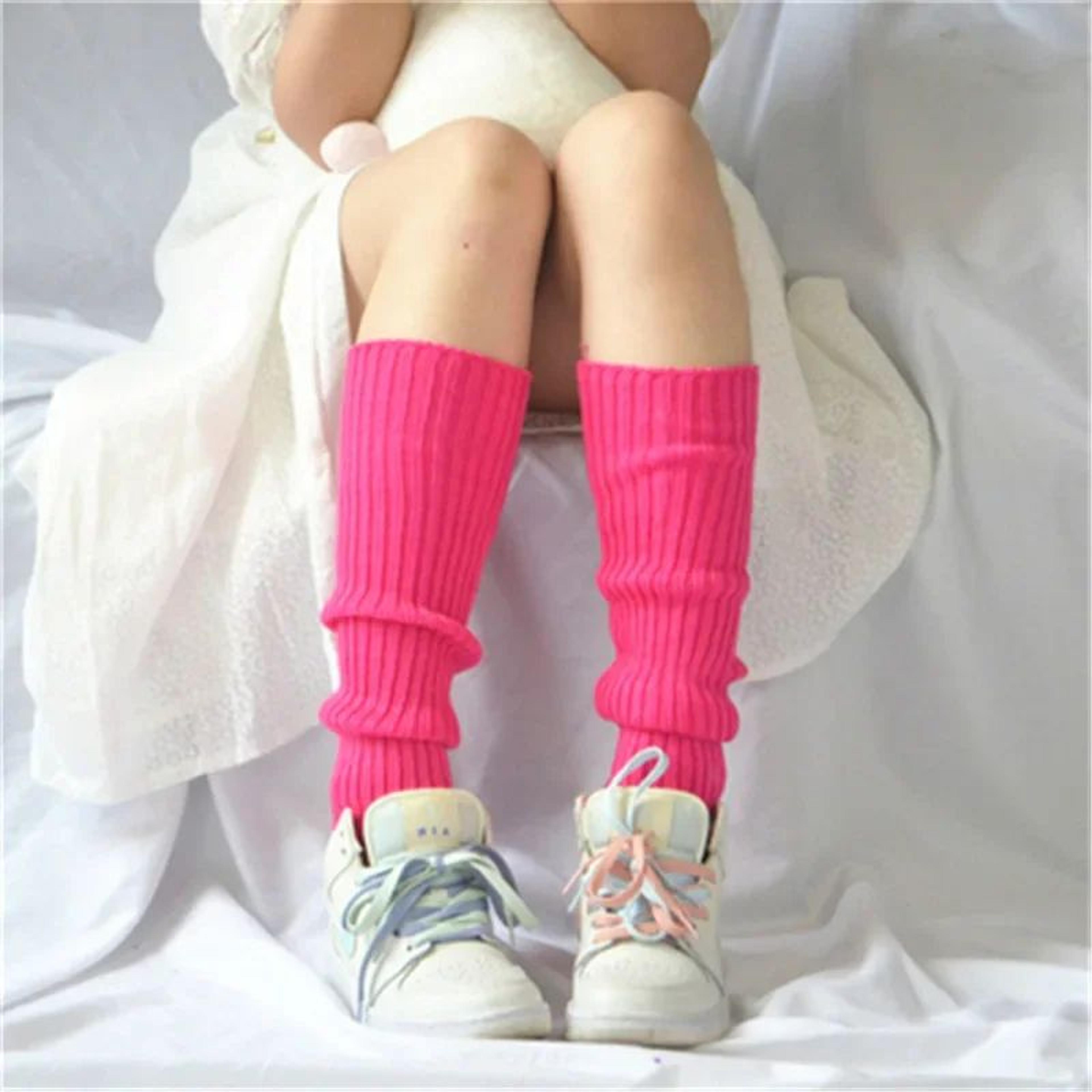Knit Leg Warmers Long Boot Socks Winter Leg Covers 9