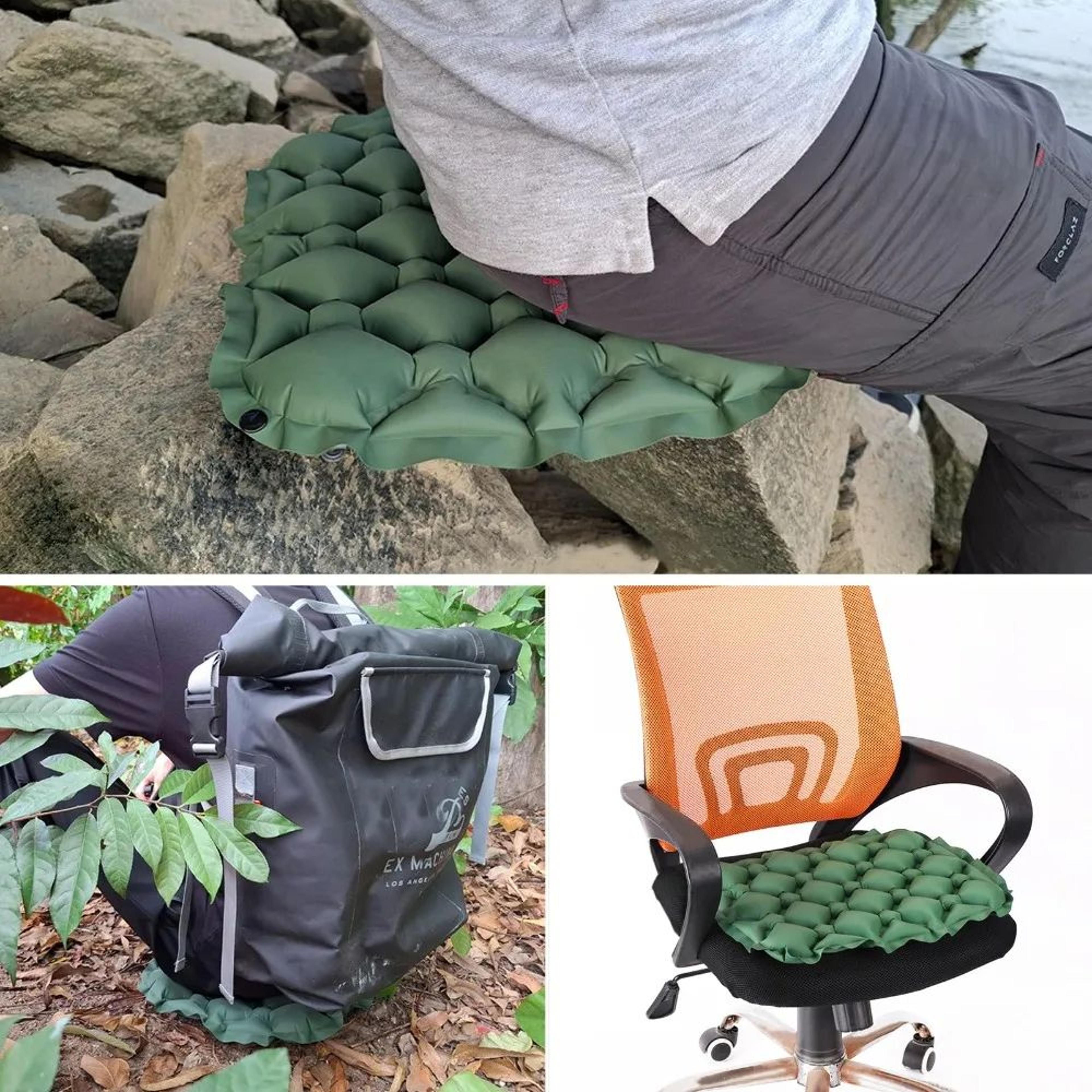 Portable Inflatable Seat Cushion Camping Seat Pad Travel Air Cushion 1