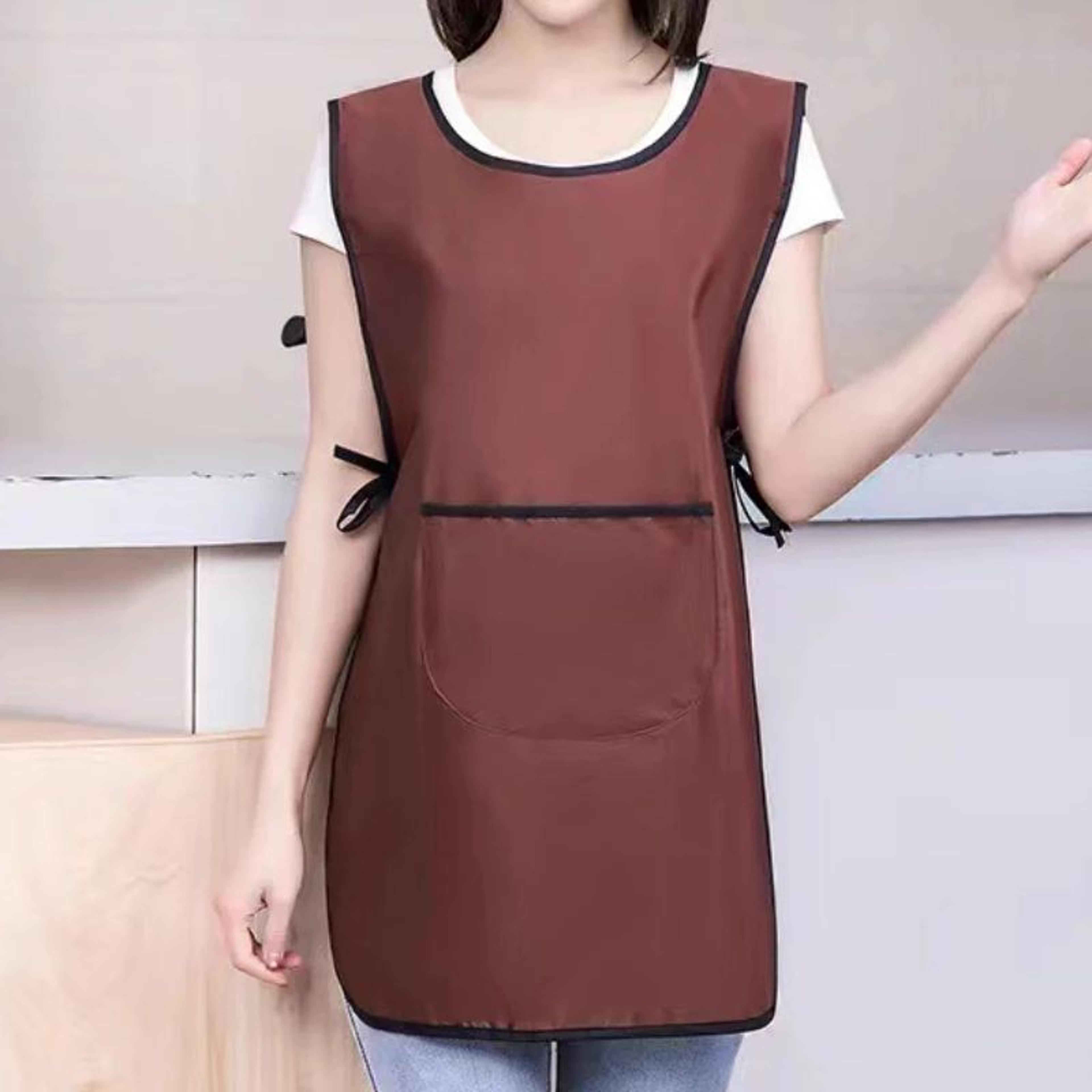 Canvas Kitchen Apron Chef Work Apron Adjustable Cooking Apron 8