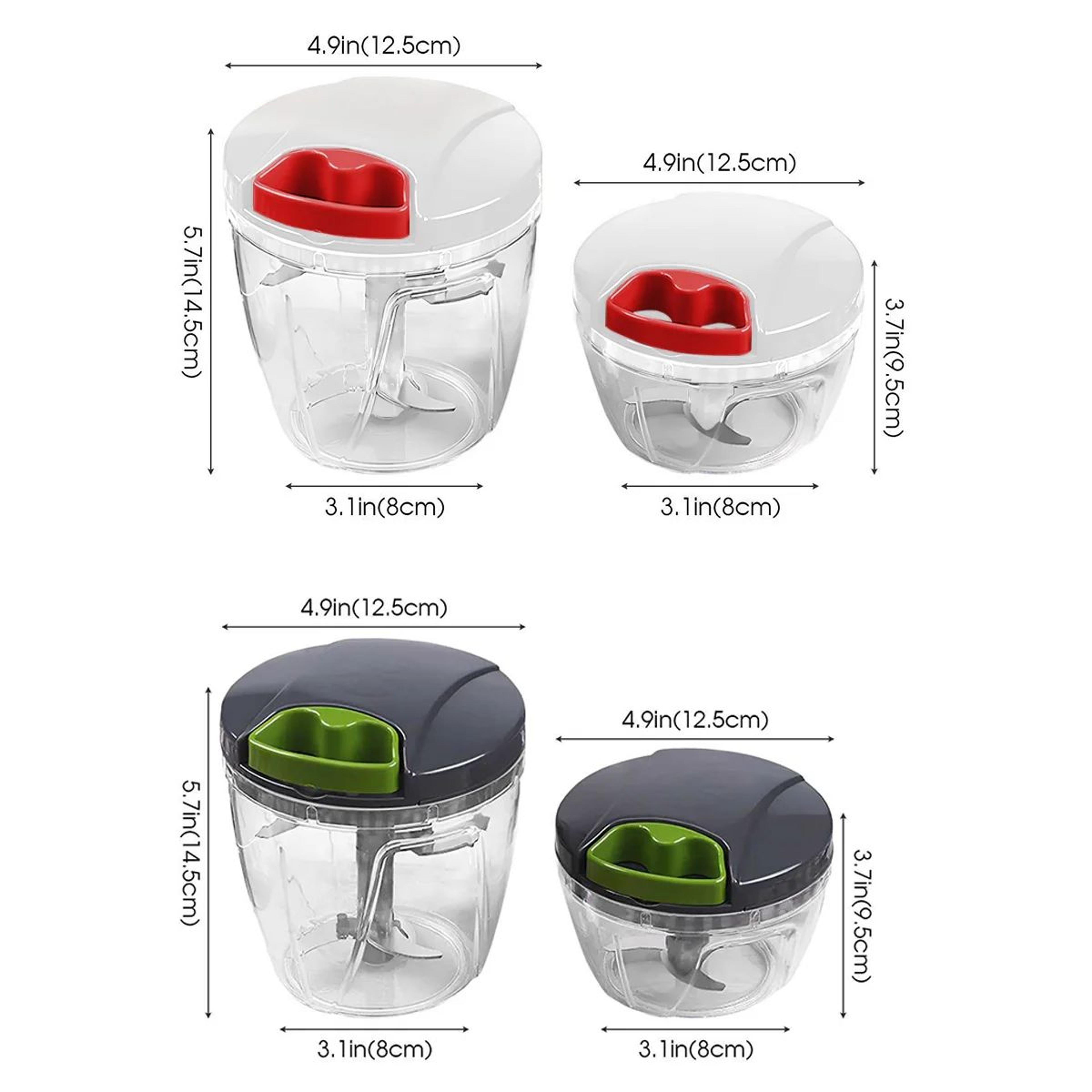 Manual Food Chopper Hand Pull Vegetable Chopper Kitchen Food Processor 1