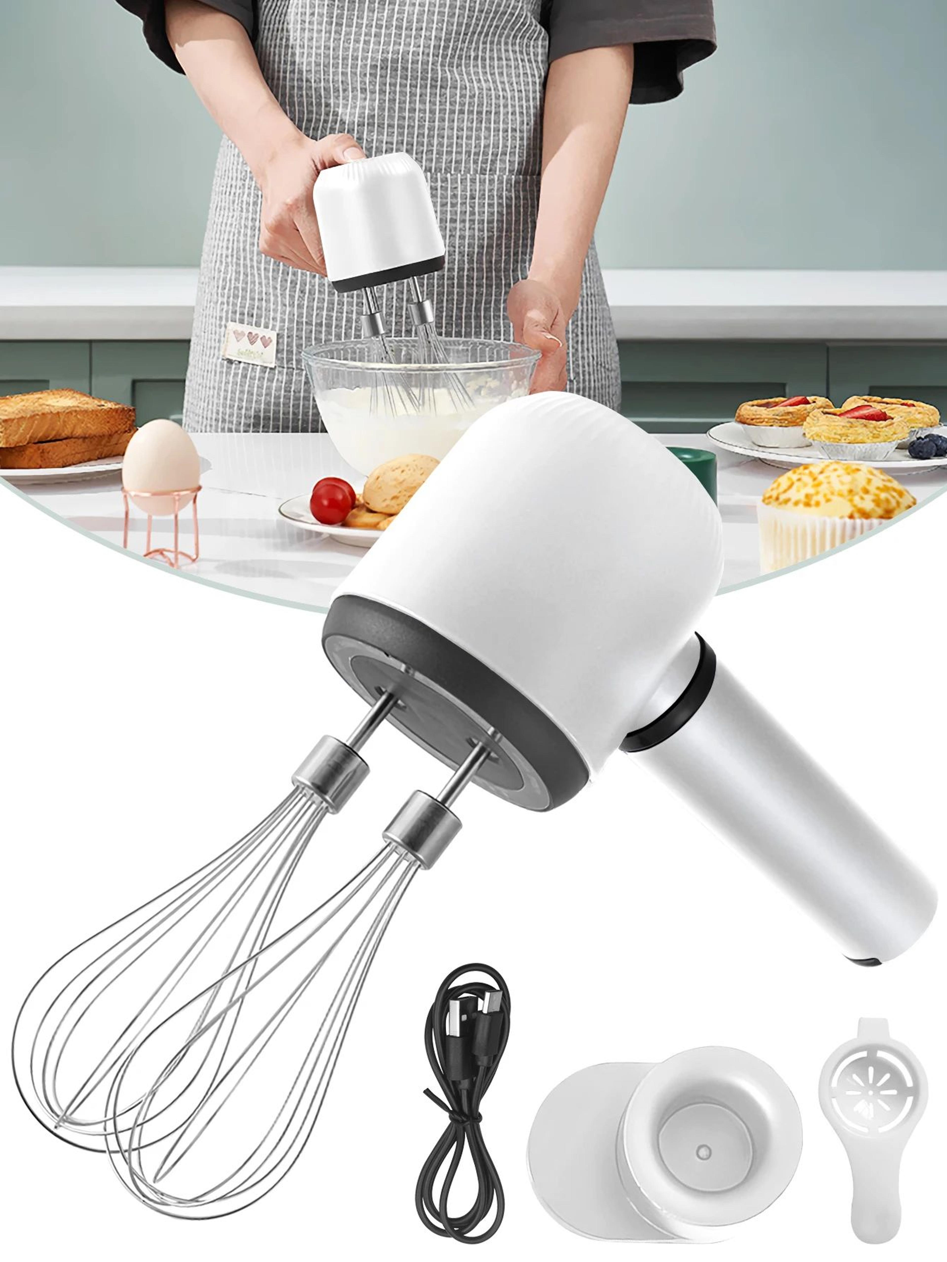 usb rechargeable electric hand mixer portable milk frother and hand whisk