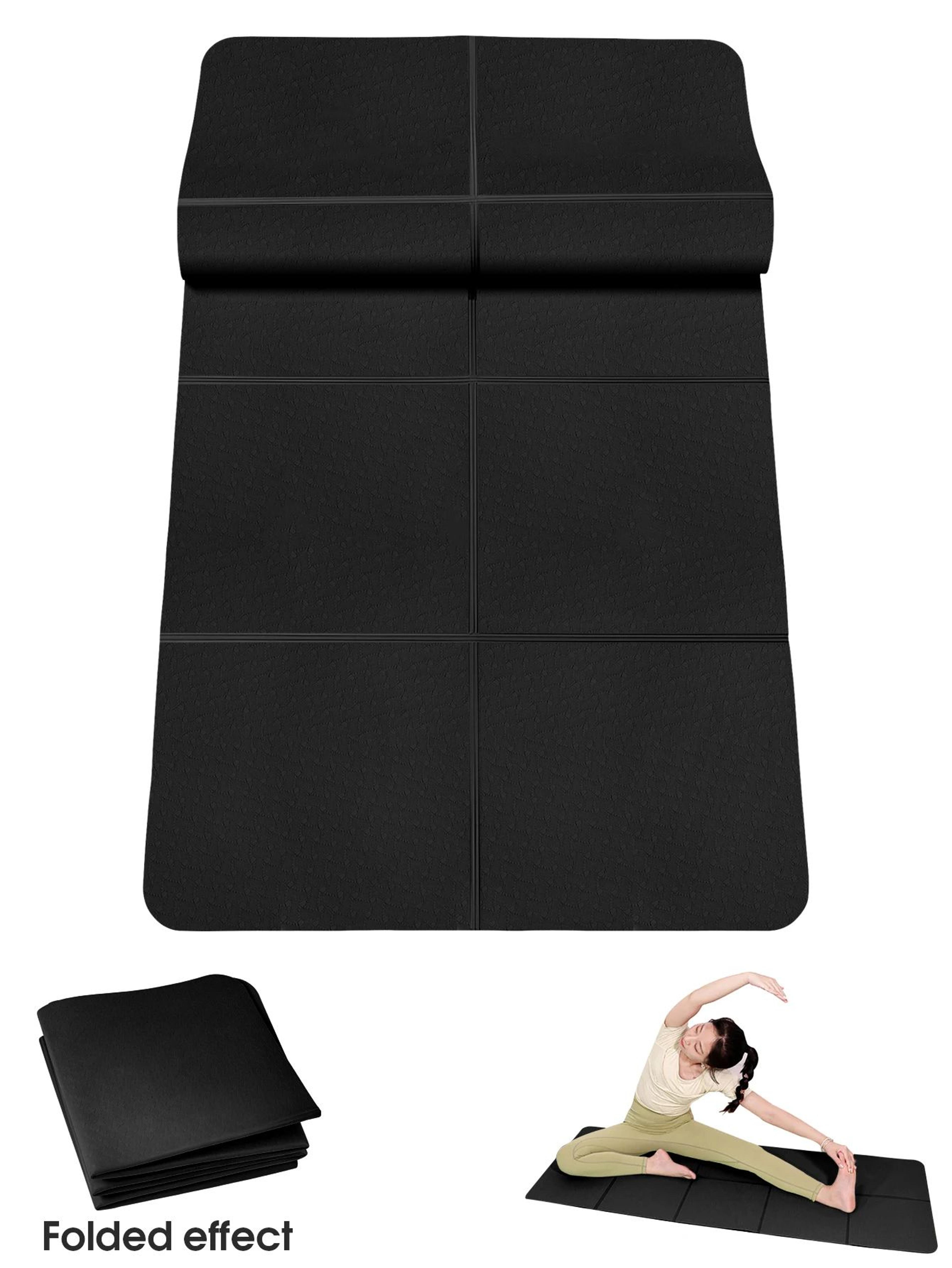 Foldable TPE Yoga Mat Non Slip Exercise Mat For Home And Travel 0