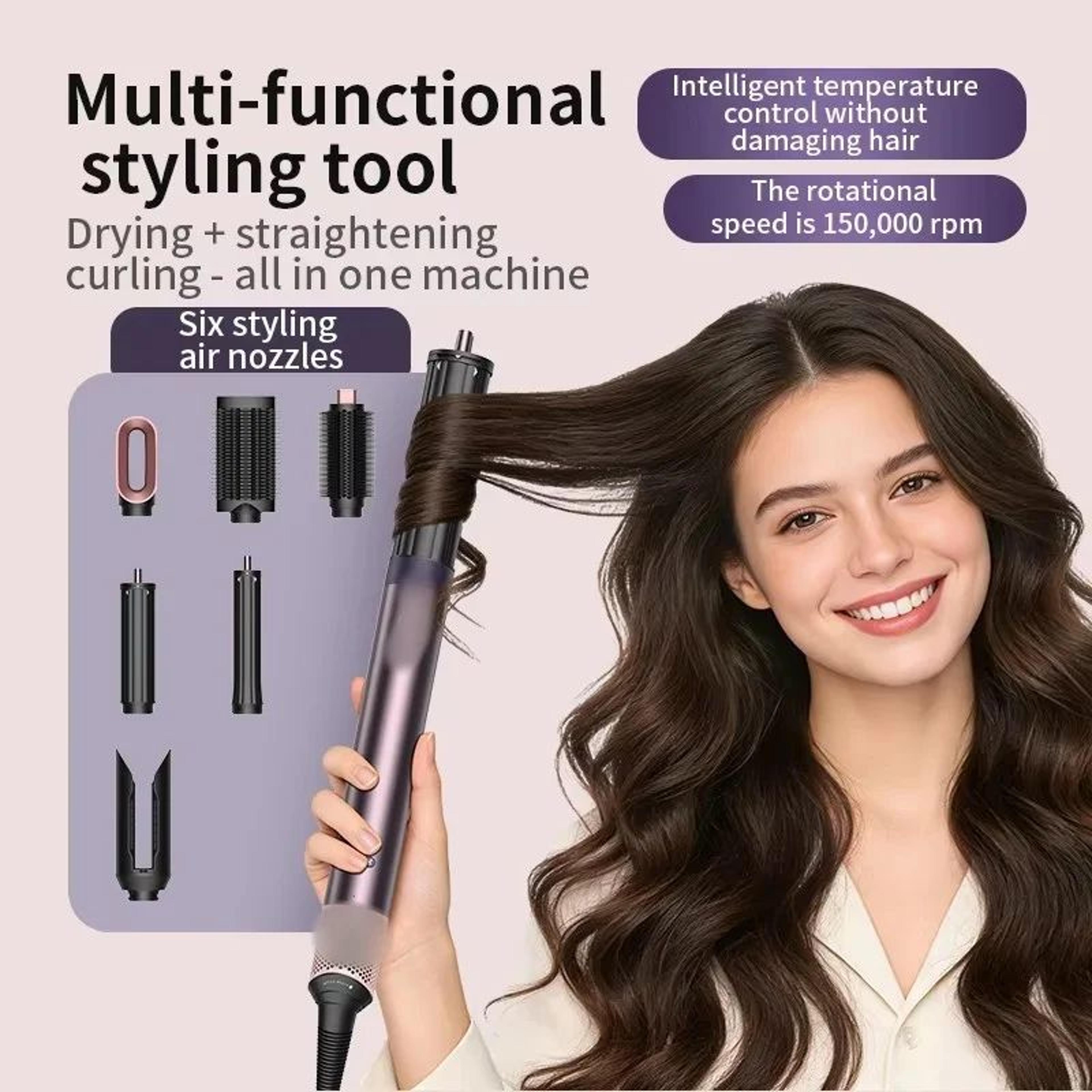 High Speed Ionic Hair Dryer Six In One Styling Set 4