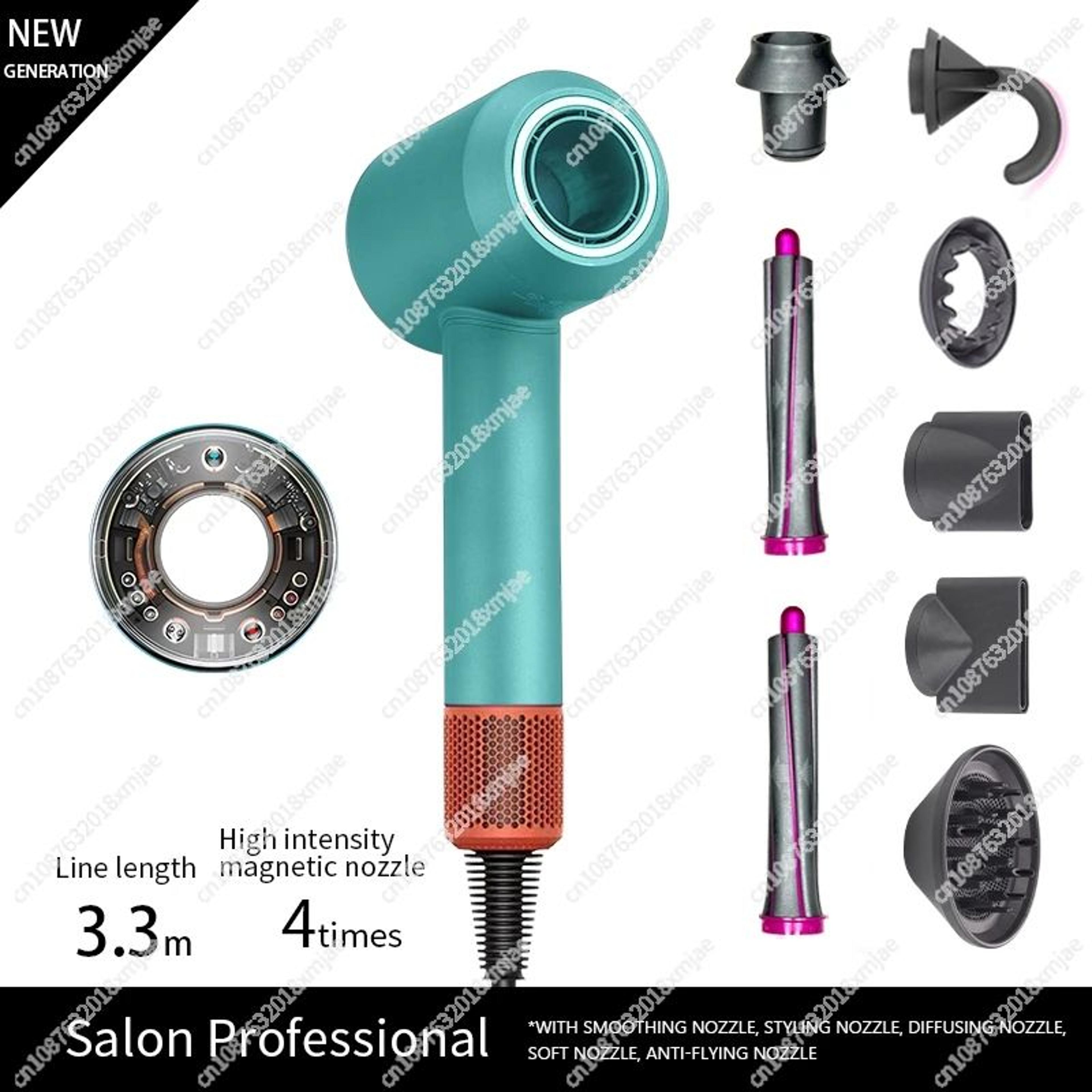 Leafless Ionic Hair Dryer Fast Dry Professional BlowDryer 11
